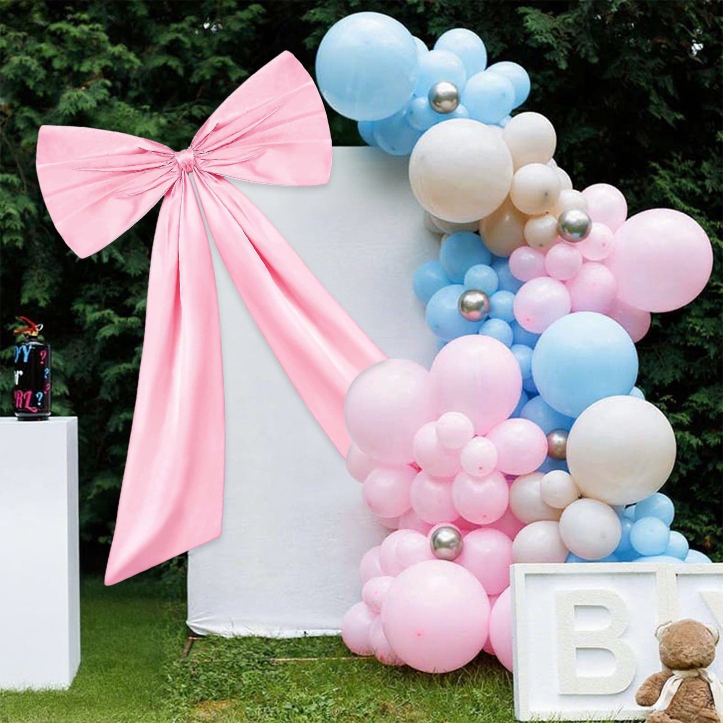 20In Big Bows Decorations,Christmas Tree Topper Bow, Christmas Wreath Bows For Party Decorations Wedding Decorations Wall Decor Baby Shower Christmas Tree Bows Birthday Decorations,Car,Holiday