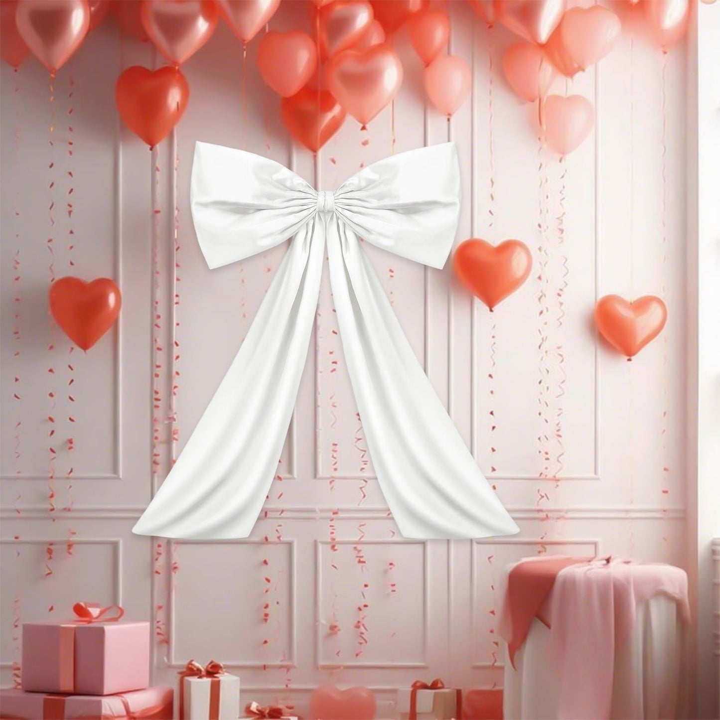 20In Big Bows Decorations,Christmas Tree Topper Bow, Christmas Wreath Bows For Party Decorations Wedding Decorations Wall Decor Baby Shower Christmas Tree Bows Birthday Decorations,Car,Holiday