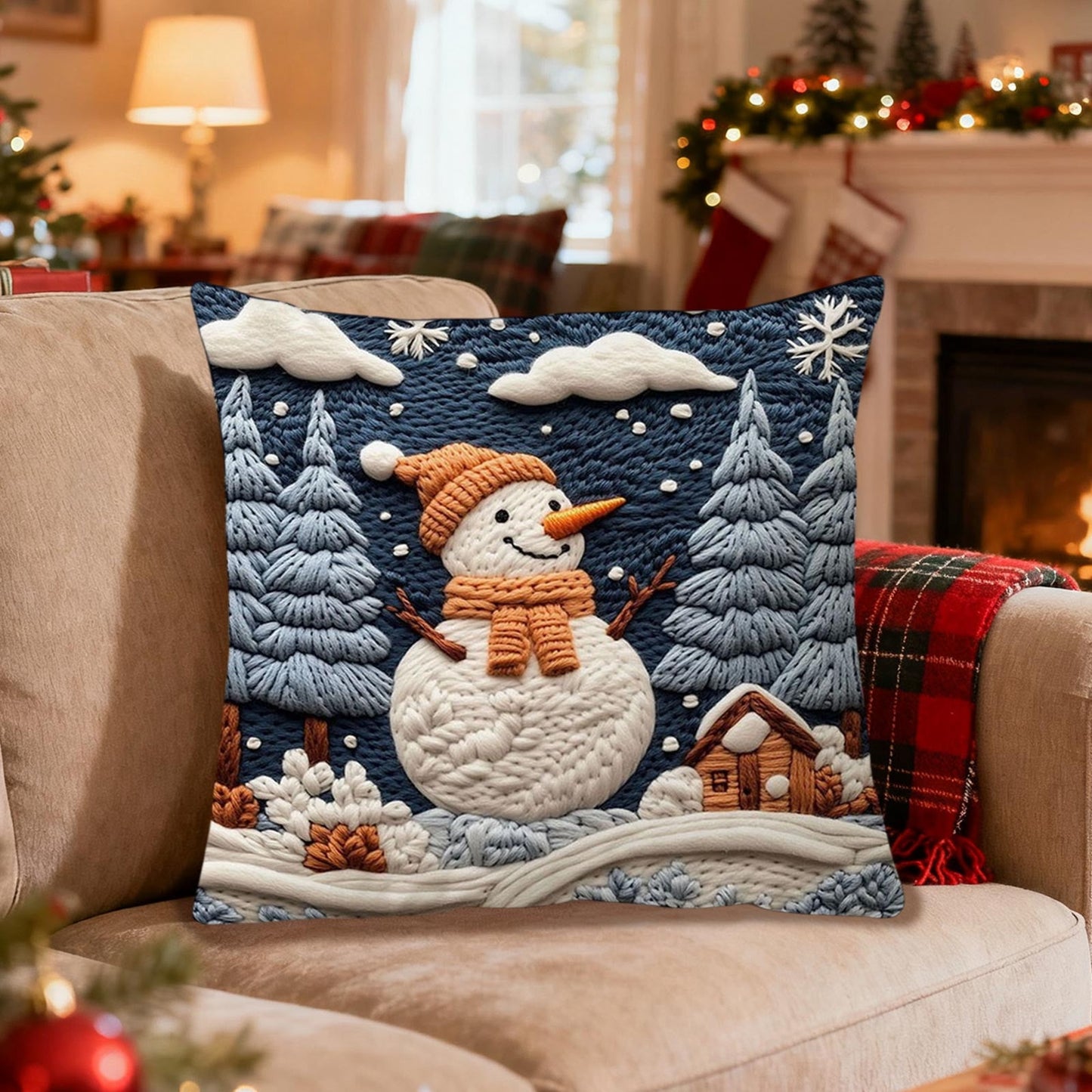 45*45Cm Funny Pillows Cover,18In Funny Throw Pillows Cases,Christmas Decorative Throw Pillow Covers,Square Pillowcase With Zipper For Living Room,Bed Decor,Patio,Car,French Country Sofa Cushion Cases
