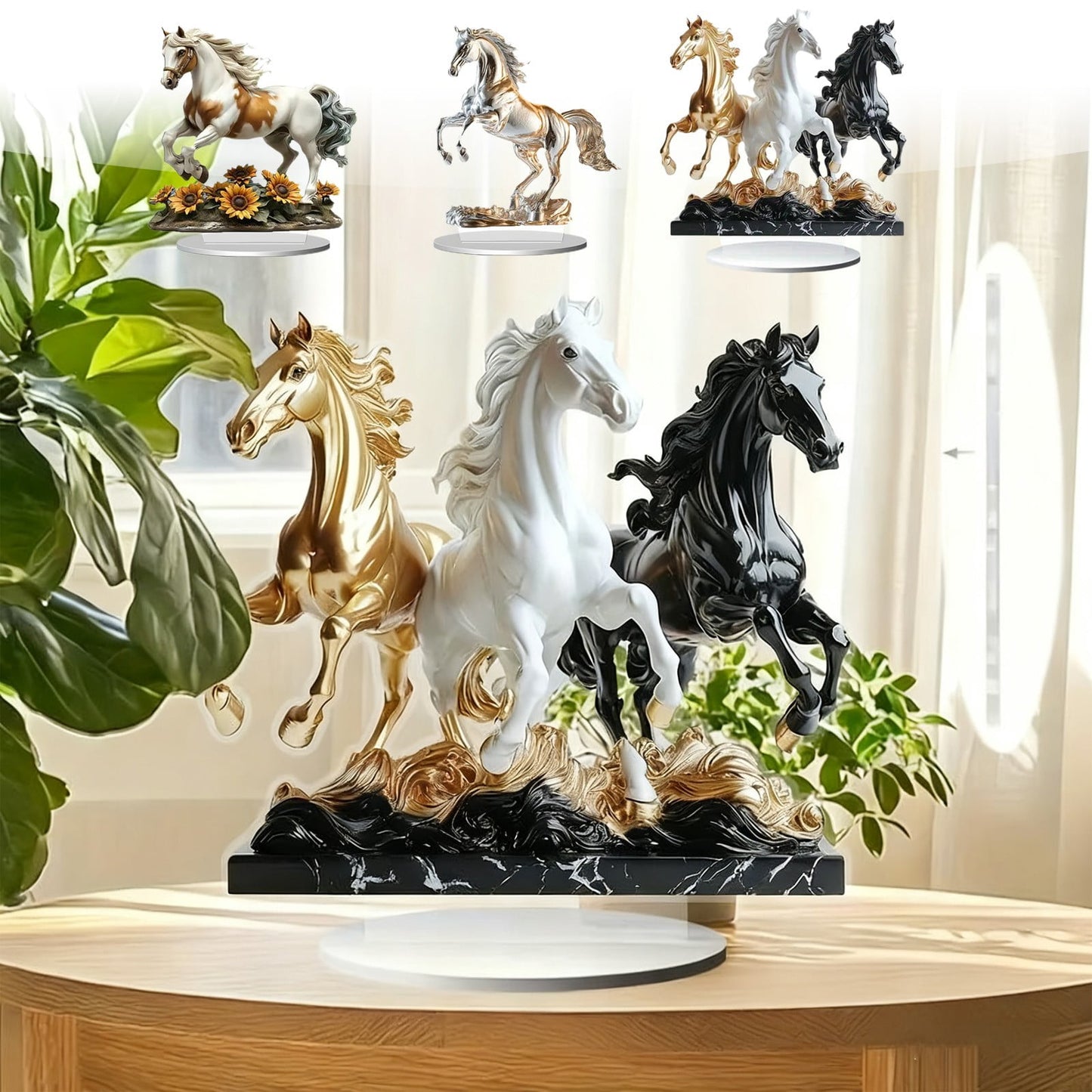 Arrival Multi-Functional Acrylic Stand Base Decorative Figurine,Arrival Themed Acrylic Display Stand,2D Figurine For Desk Tabletop Decoration In Living Room,Bedroom,Office,Living Room Bedroom Office