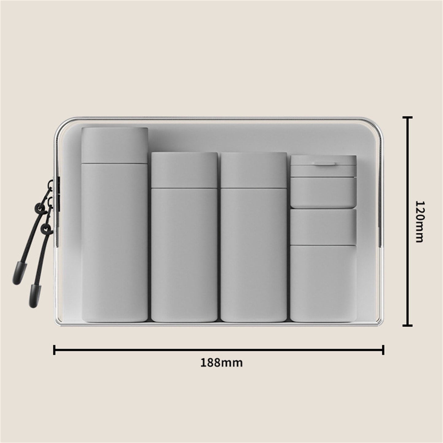 Banzch 5Pcs Travel Bottles For Toiletries Leak Proof Travel Size Toiletries Travel Shampoo And Conditioner Bottles For Shampoo Conditioner Lotion,Mothers Day Gifts