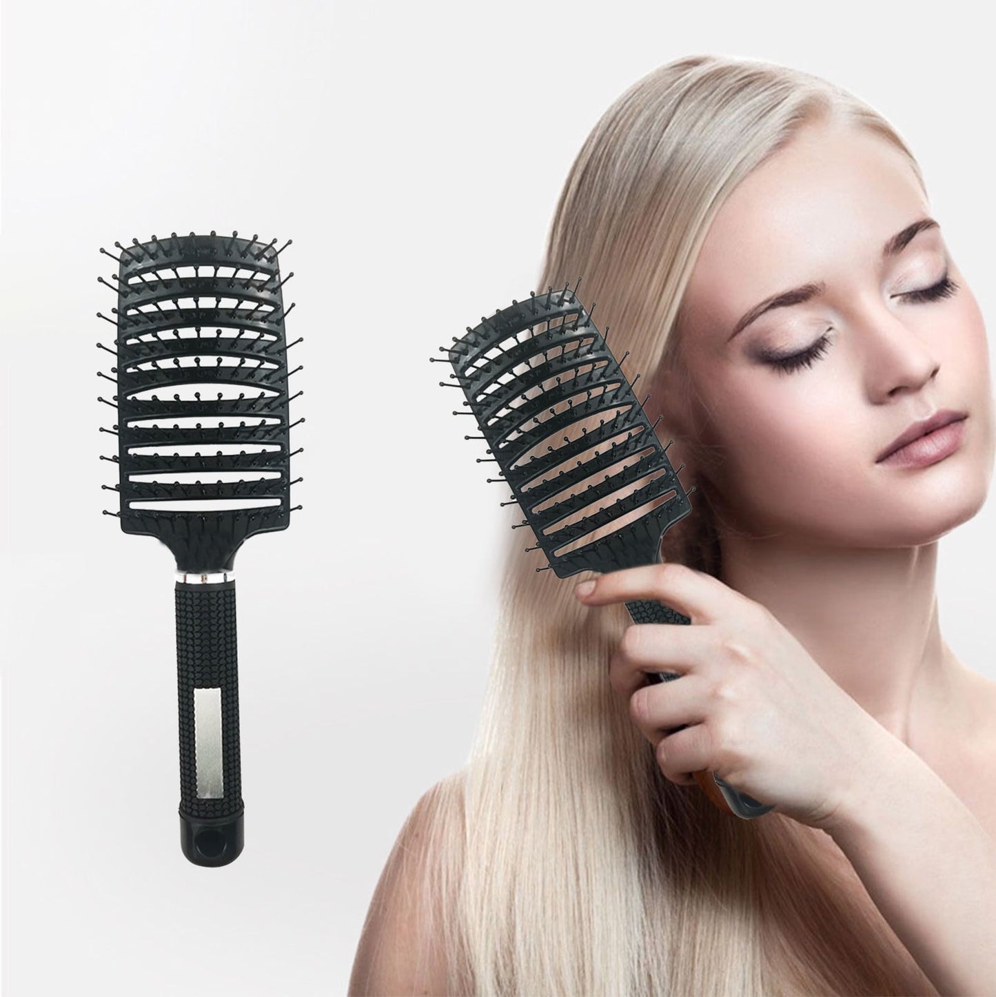 Banzch Detangling Massage Hair Brushes Curved Vent Hair Brushes Vented Styling Hair Comb Barber Hairdressing Styling Tools For Women Girls Hair Styling,Mothers Day Gifts