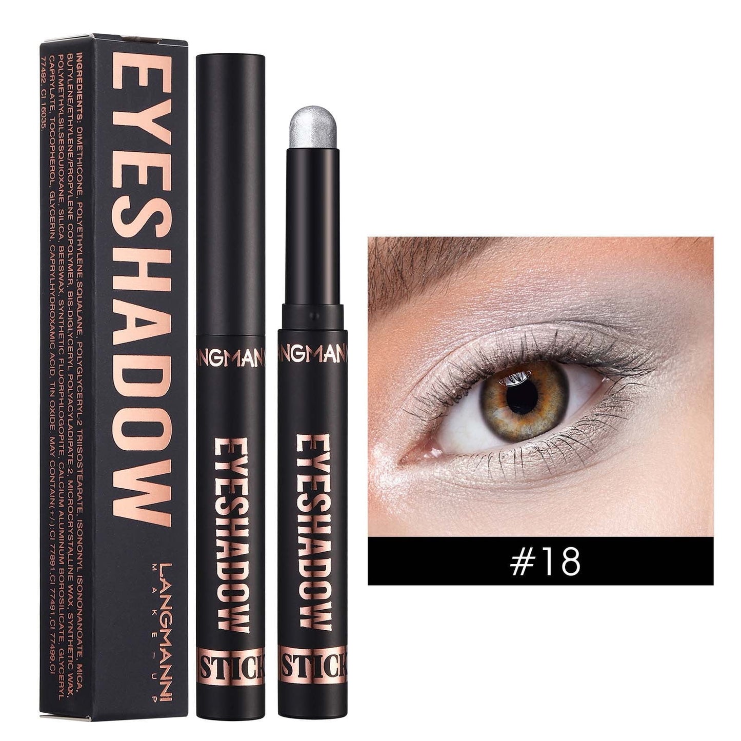 Banzch Eyeshadow Stick Longwear Cream Eye Shadow Stick Matte Eyeshadow Eye Makeup 2g,Mothers Day Gifts