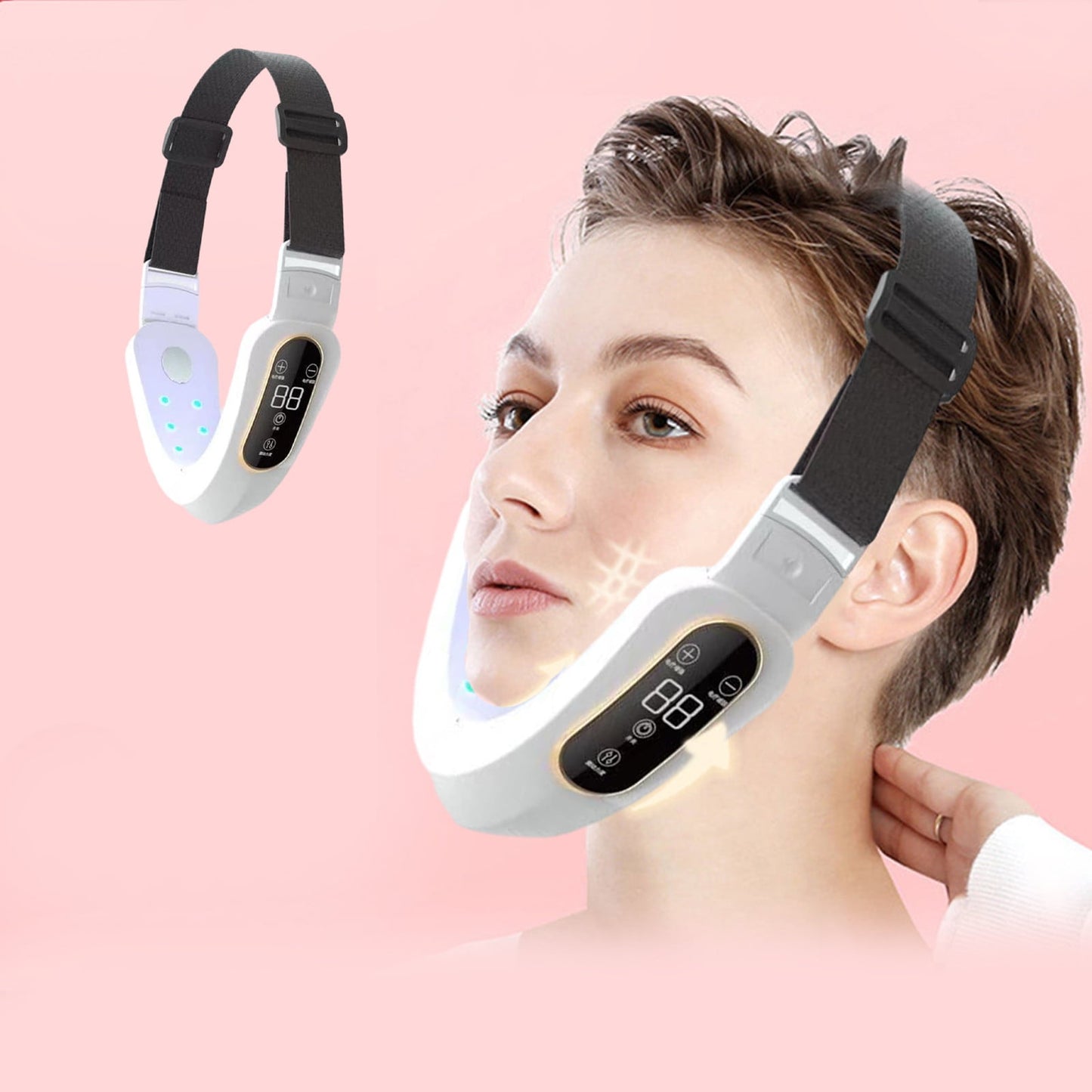 Banzch Intelligent Electric V- Face Shaping Double Chin Reducer Face Lifting Machine Facial Device Lifting Slimming,Mothers Day Gifts