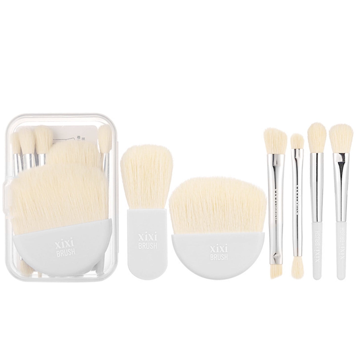 Banzch Mini Makeup Brush Set ,Travel Makeup Brushes Set£¬Portable Small Mini Makeup Brush Case For Women Face Eye Eyebrow Blush And Lip Gloss,Mothers Day Gifts