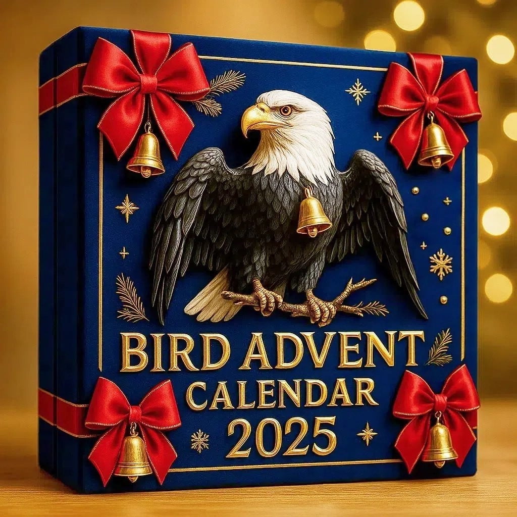 Bird Advent Calendar 2025, 24 Days Christmas Countdown, Ornament Advent Calendarchristmas Bird Advent Calendar, Acrylic 2D Hanging Decorations For Christmas Tree, Holiday Gift For Families