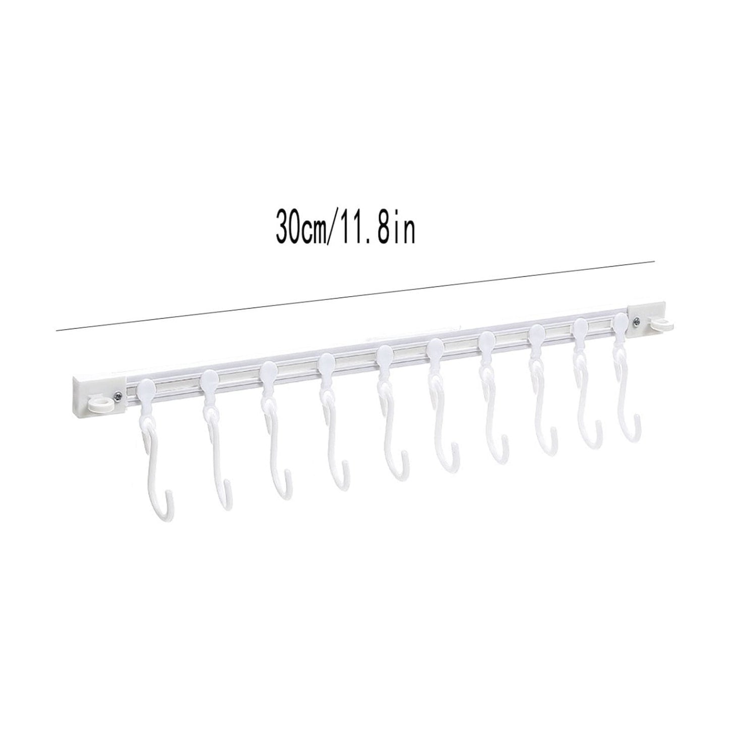 Buodes Back to School Supplies Graduation Day Gifts Multifunctional Slide Rail Hook Kitchen Storage Sliding Track Hook