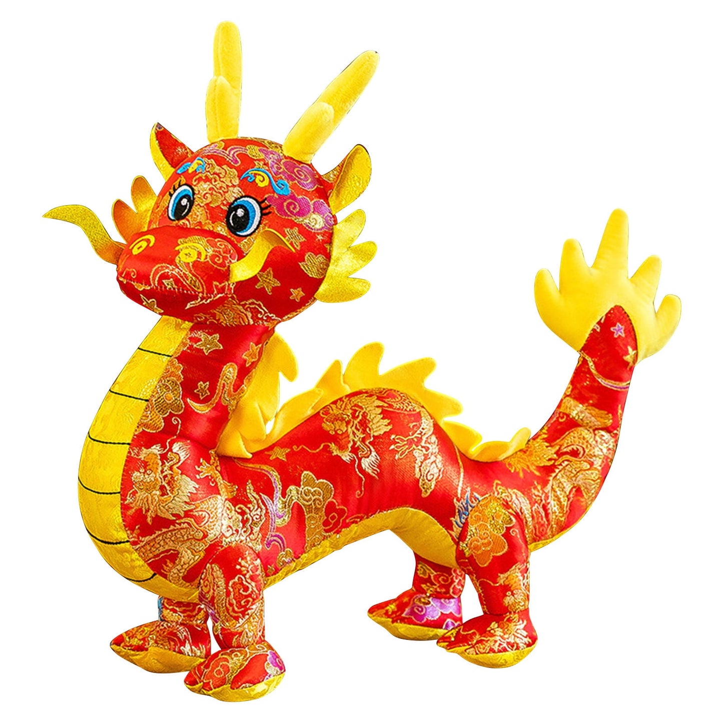 Buodes Deals Clearance Under 5 2024 Dragon Plush Doll, Chinese Dragon Plushies, Stuffed Printed Dragon Plushies, Stuffed Doll Pillow Festival Party