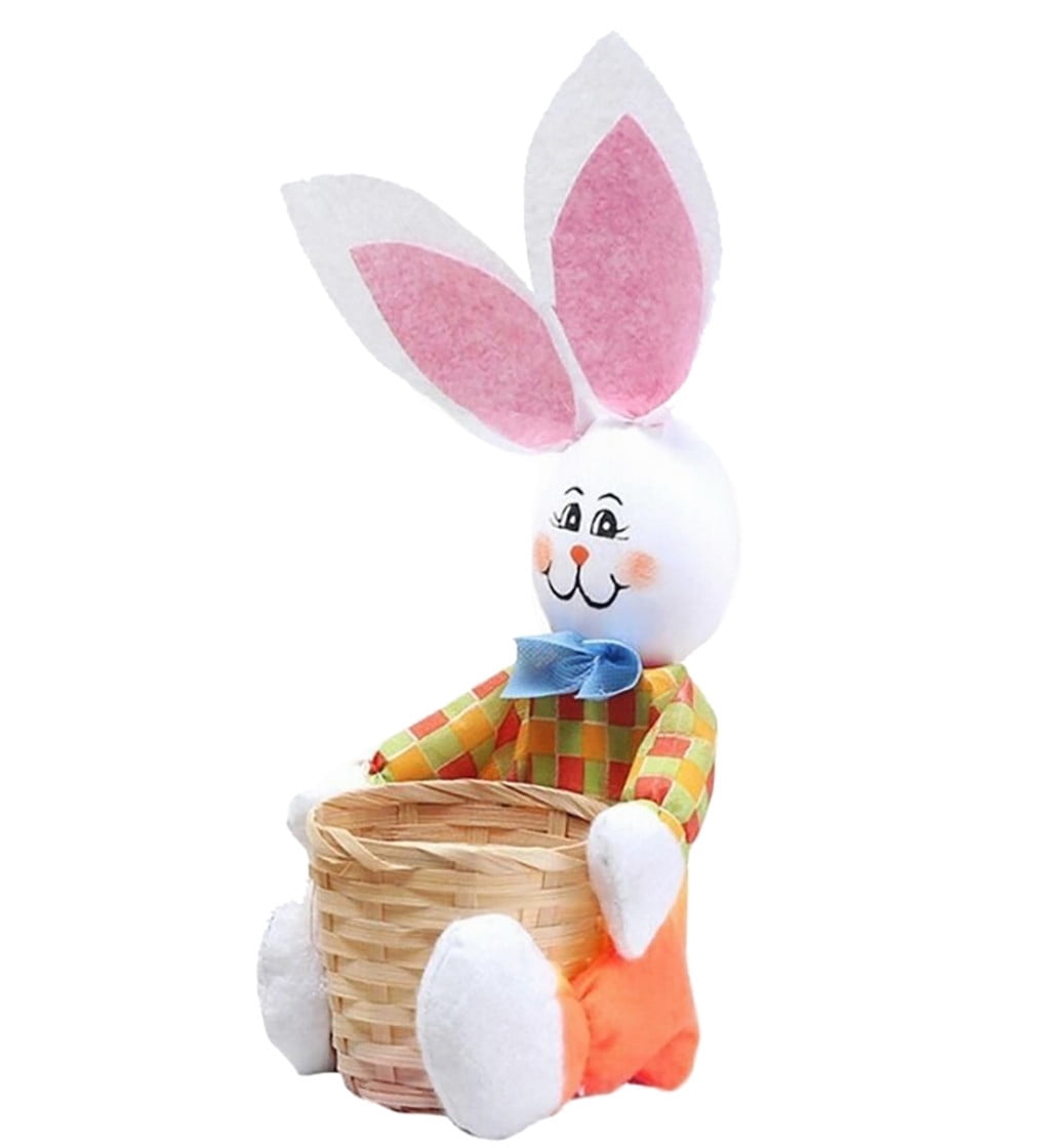 Buodes Easter Basket Stuffers Easter Bunny Basket Art Funny Kindergarten Colorful Basket Animals Small Basket