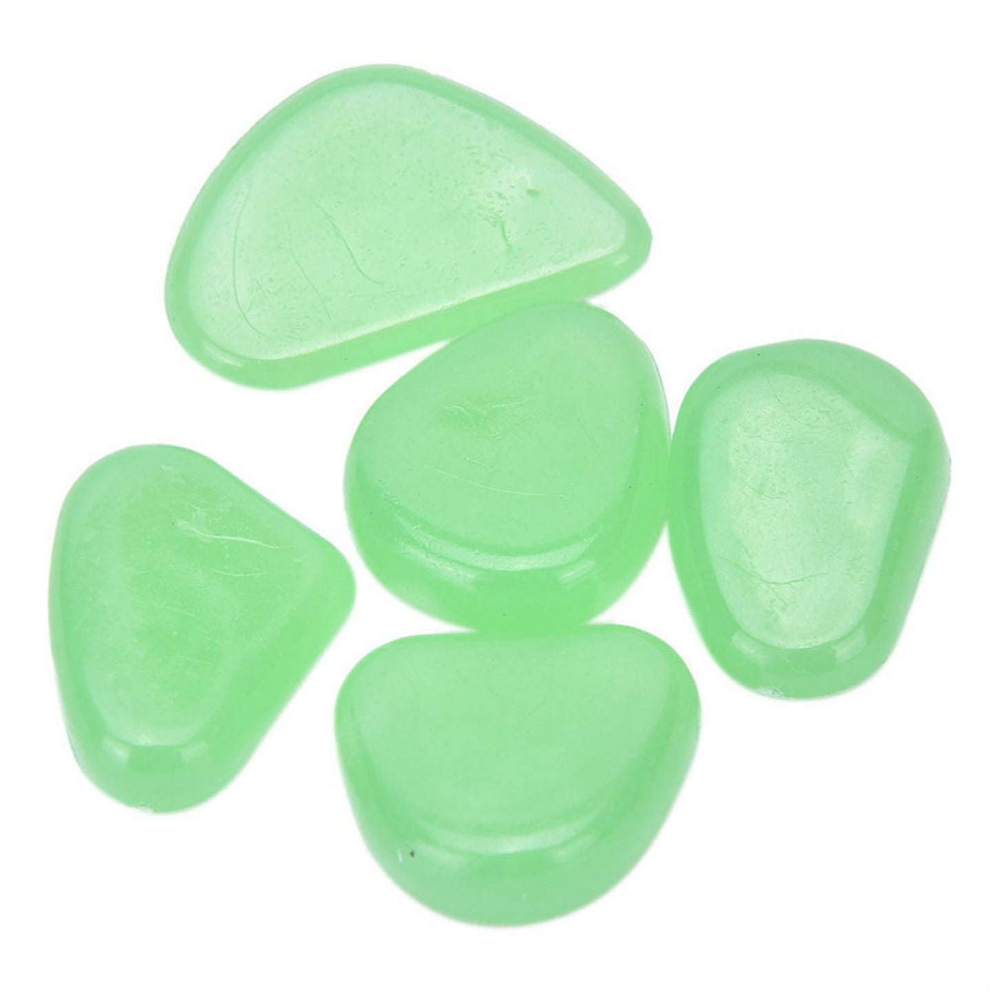 Buodes Green Garden Decorative Glow In The Dark Stones, Bag