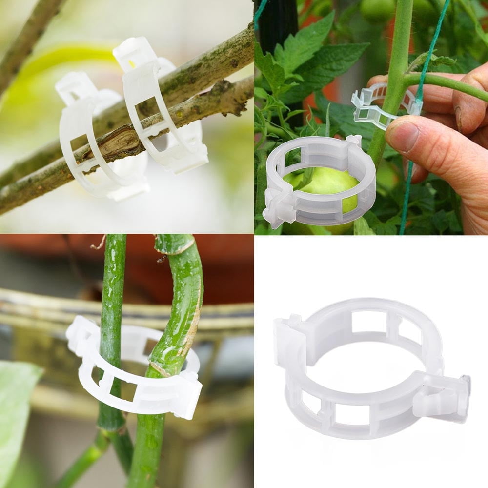Buodes Summer Saving Clearance 100Pc Tomato Clips Supports Connects Plants Vines Cages