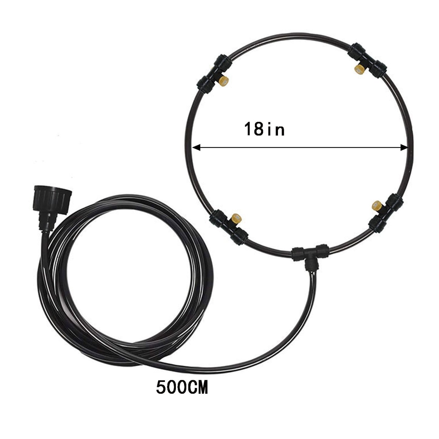 Buodes Summer Saving Clearance Outdoor Fan Kit For Patios Misting Hose Cold System Summer Water-Misters Sprayer To Any Outdoor Fan