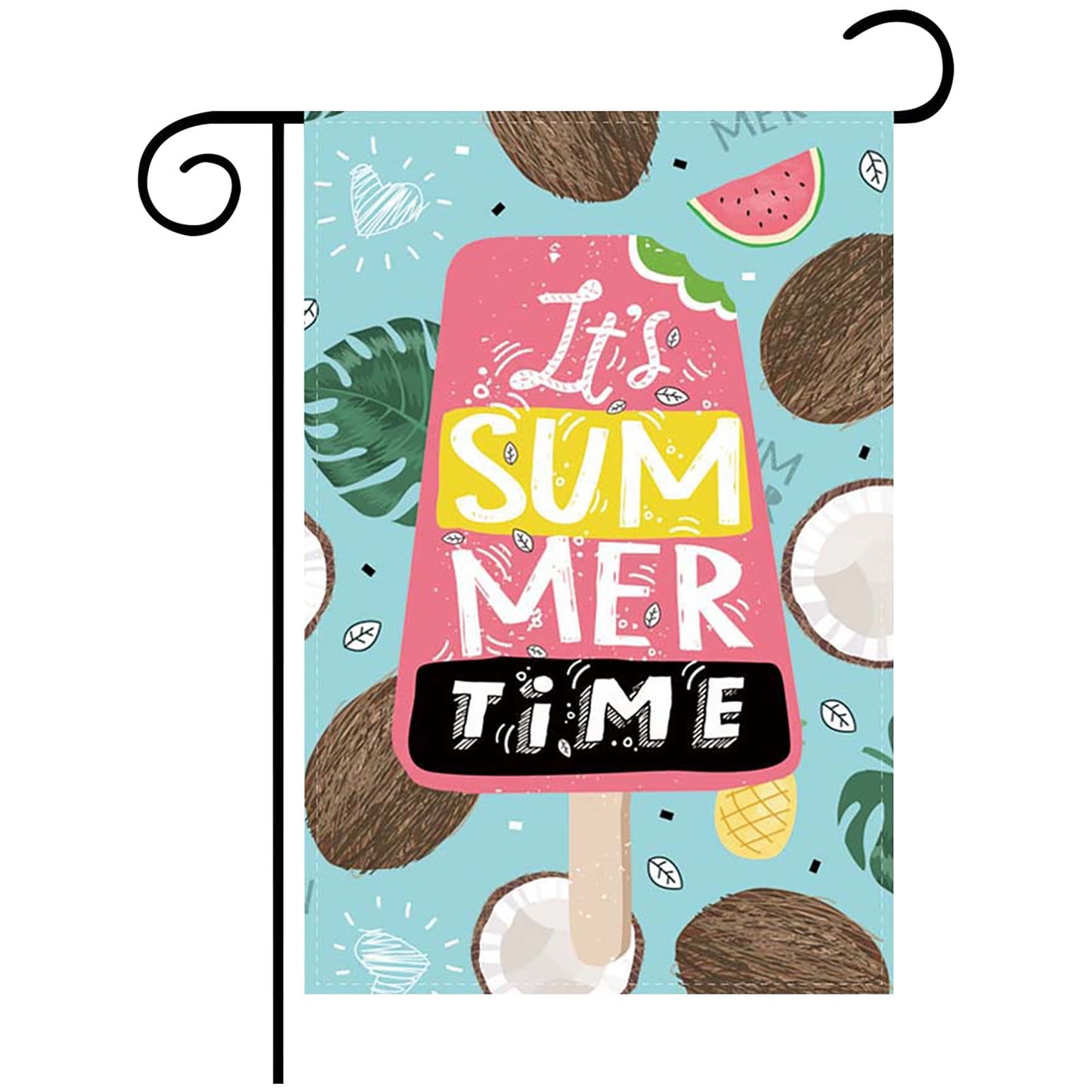 Buodes Summer Savings Gardening Supplies Garden Decor Clearance Summer Garden Flag Seaside Sunshine Summer Flag Outdoor Courtyard Flag
