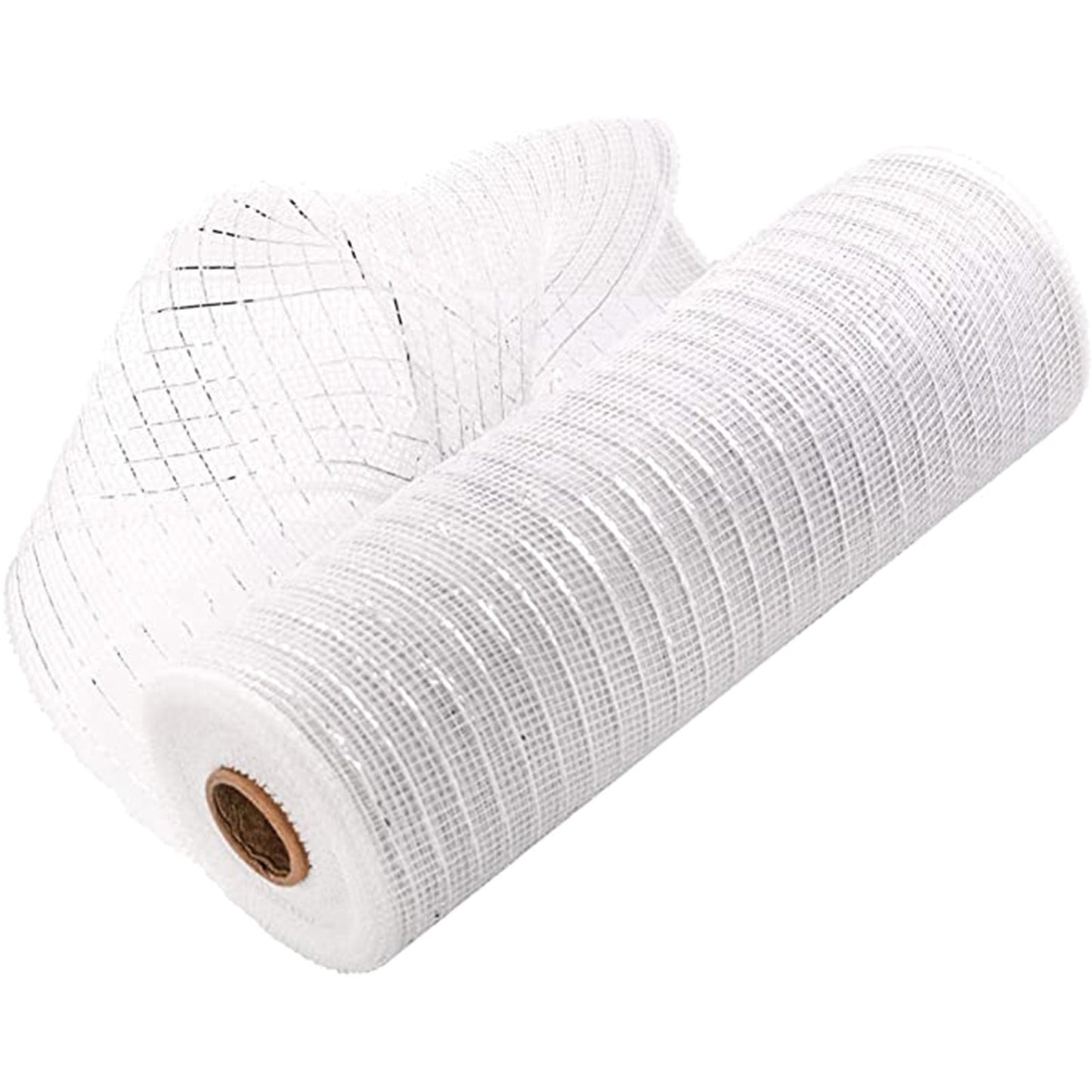 Buodes Summer Savings Spring Wreaths For Front Door Clearance Poly Mesh Ribbon With Foil Each Roll For Wreaths Swags Bows Wrapping And Decorating