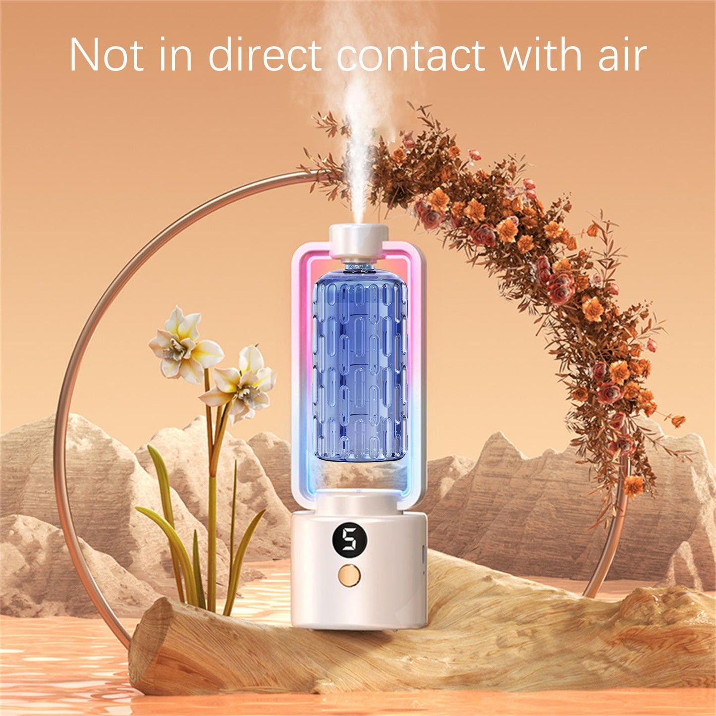 CELNNCOE Automatic Aromatherapy Machine, Hotel Aromatherapy Machine, Humidifier (Digital Display Model£¬containing Essential Oil: 50ml),Mothers Day Gifts,E,7.5x4x19.5