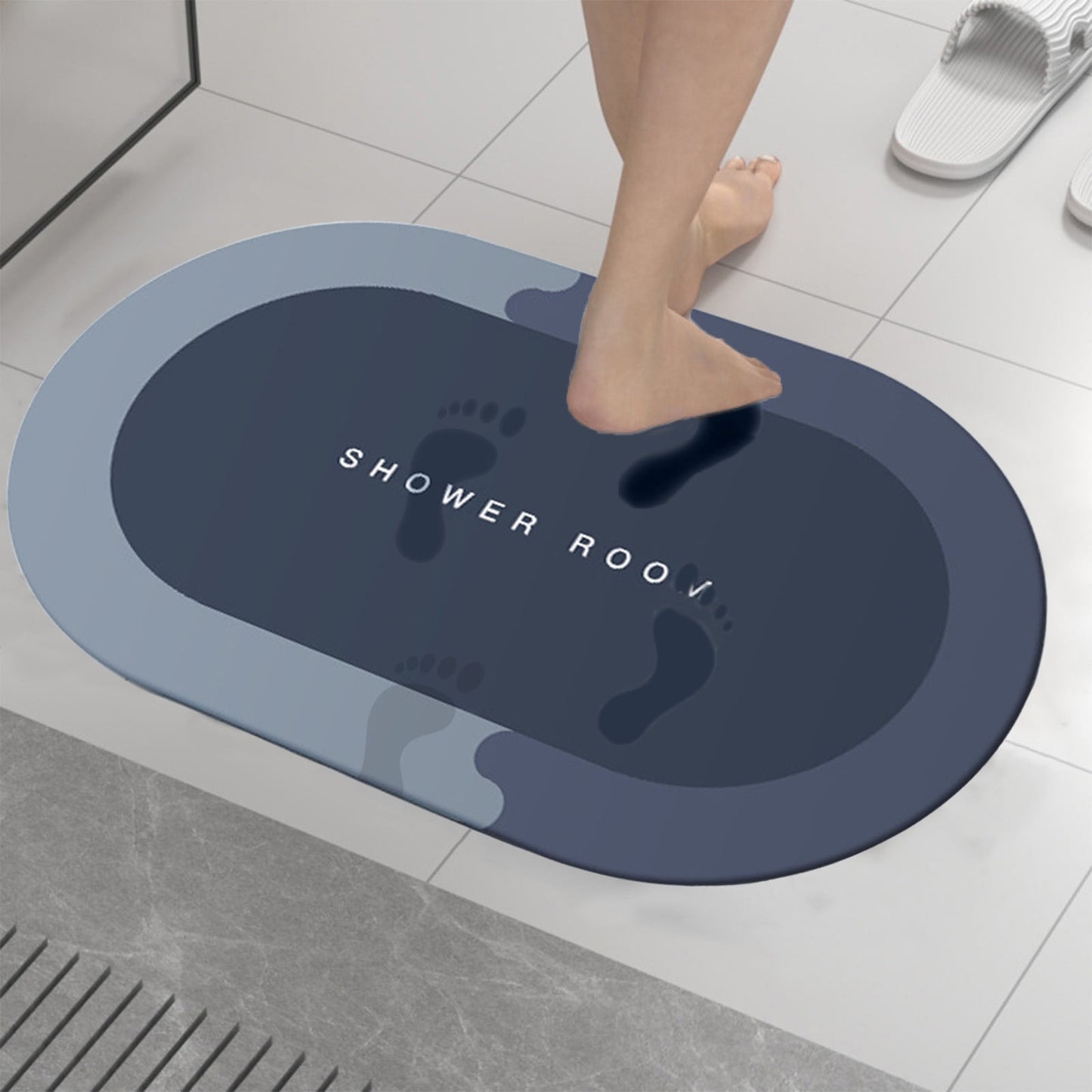 CELNNCOE Bath Rug ,Super Absorbent Quick Dry, Rubber Backing Non Slip, Washable Bathroom Floor Mats, Multipurpose Durable Bath Rug for Home Use (16x24in)