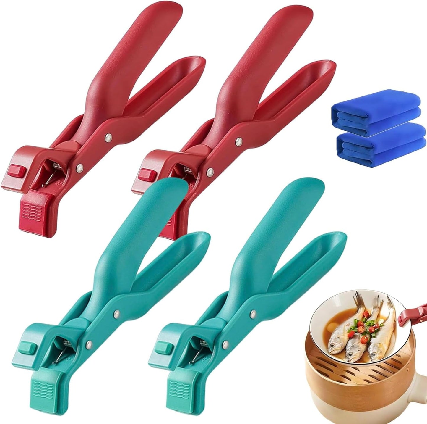 Multi-angle Hot Plate Gripper, 2025 Hot Plate Grippers Tongs, Non-slip Heat Insulation Anti-Scald Clip, Bowl Dish Plates Gripper Clips
