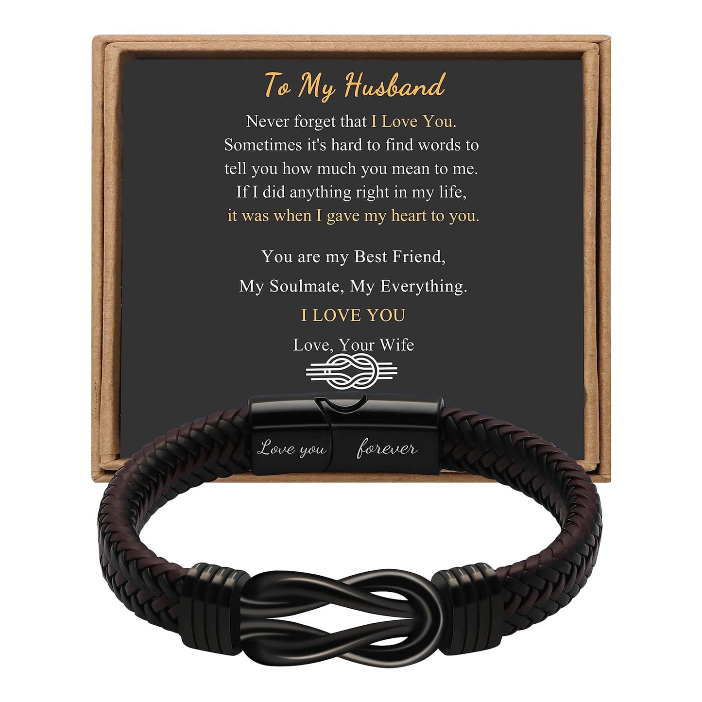 CELNNCOE Bracelets for Men,2023 New Stainless Steel Leather Bracelet Magnetic Black Stainless Steel Bracelet for Men,Valentines Day Gifts