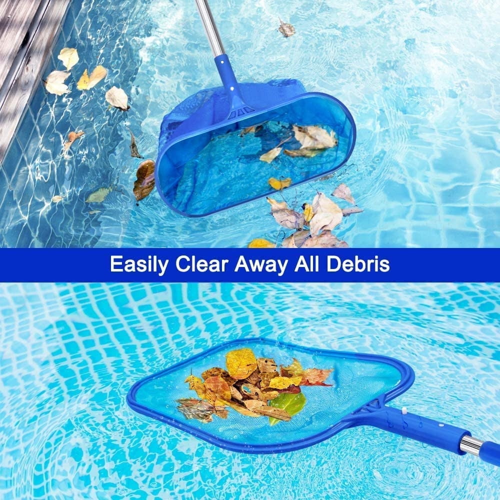 CELNNCOE Pool Net Leaf Skimmer,Fine Mesh Pool Net Pool Skimmer Swimming Pool Leaf Net,Christmas Gifts 2024