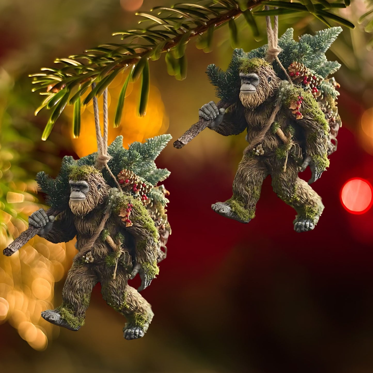 Christmas Ornament Ornament¨C Myth Meets Holiday Magic, Funny Sasquatch Holiday Decor For Christmas Tree, Unique Wildlife Wonders Collection Ornament Lovers And Collectors
