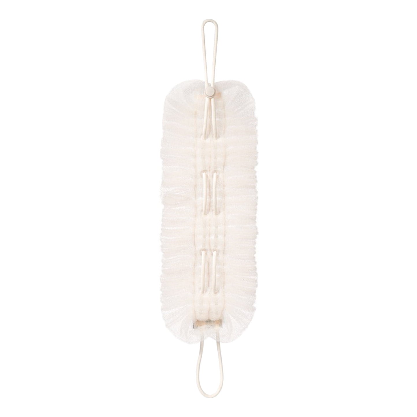 2-in-1 Shower Pouf & Back Scrubber, Exfoliating Washcloth Towel with Suction Cup - Body Scrubber Exfoliator, Loofah Sponge, Men Women Net Sponge Rag for Use in Shower Bath Shower Scrubber
