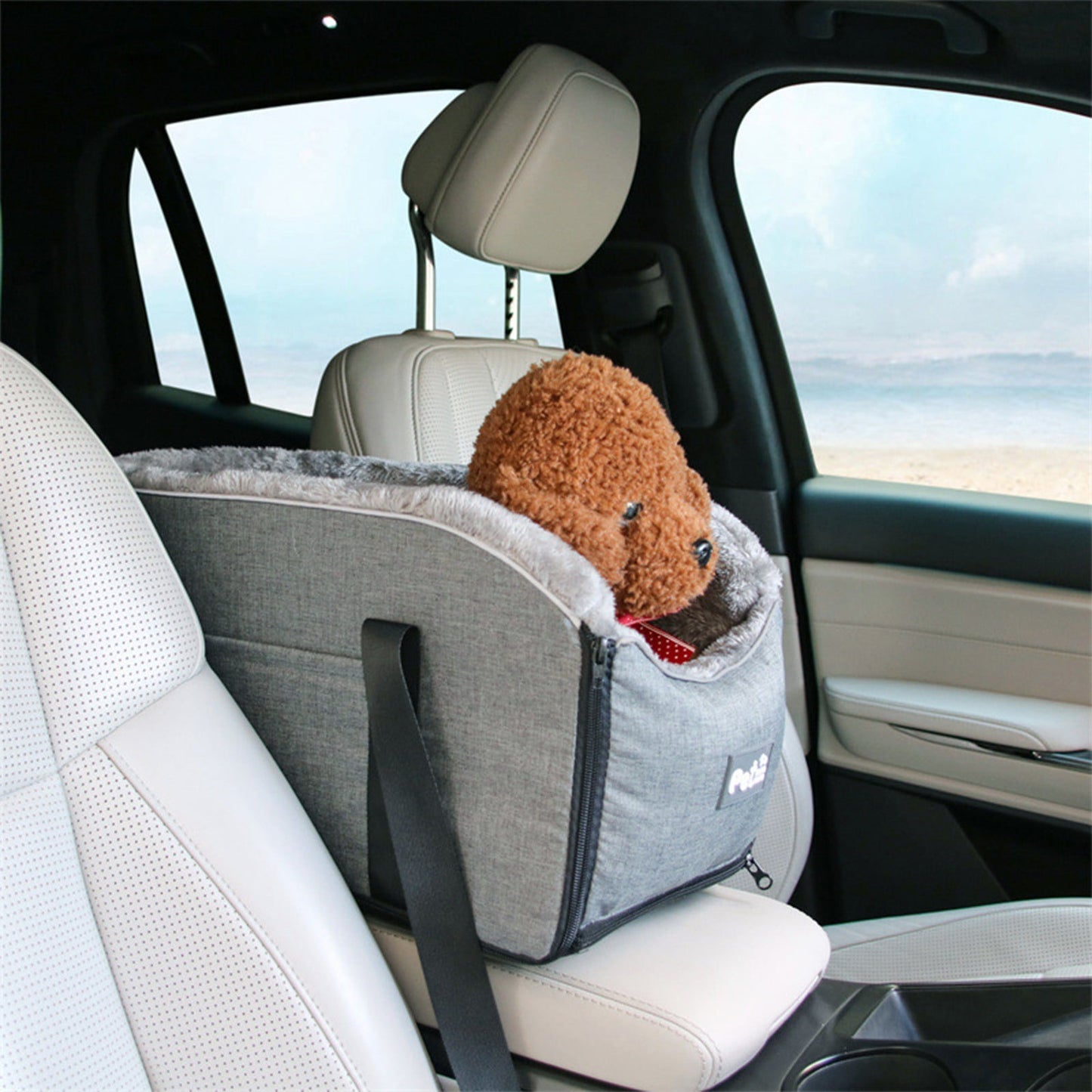 Dog Bed Clearance£¬Car Pet Cushion Car Central Control Package Car Cushion Seat Pet Outing Handbag£¬Gray