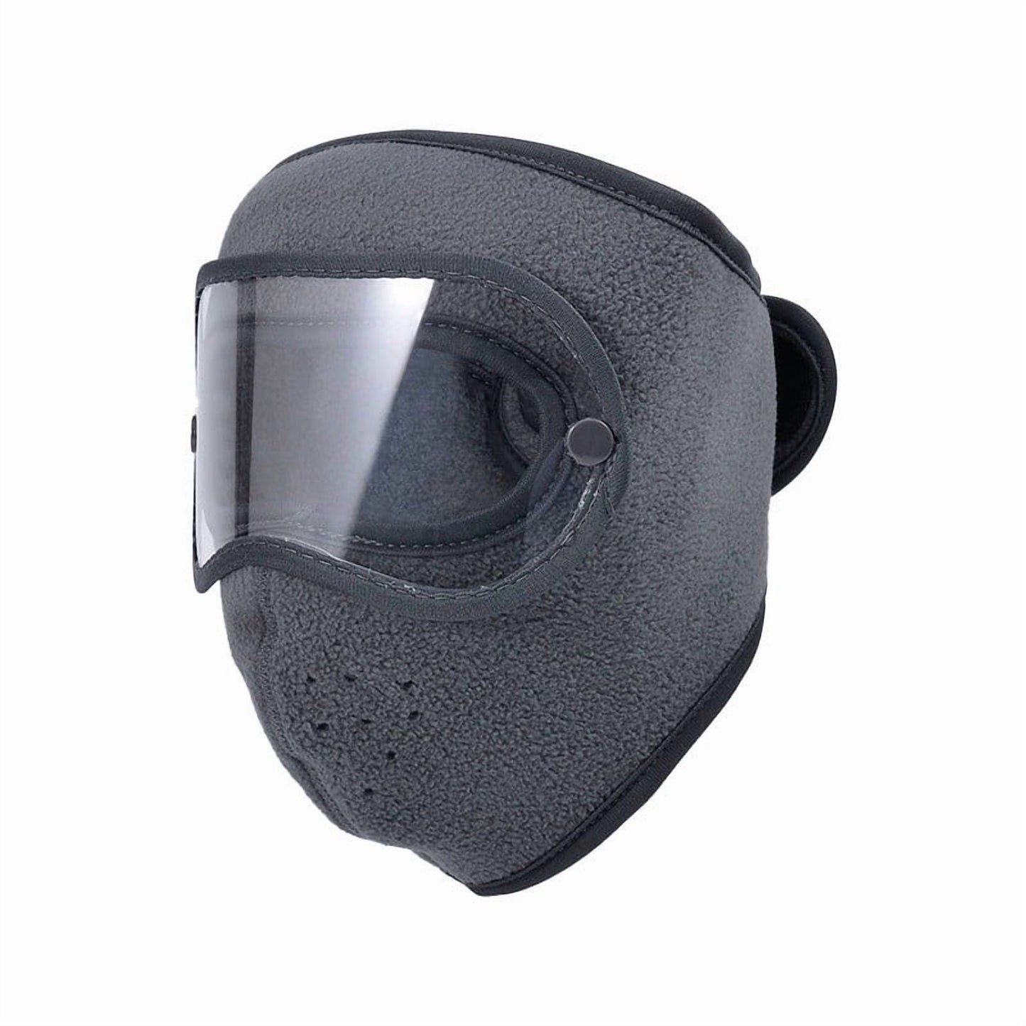 Full Face Protection Headgear, Winter Warm Masks, Polar Fleece Riding Windproof Hd Goggles Face Protection Mouth Shield,Ski Full Face Mask Windproof Fleece Winter Warm Mask