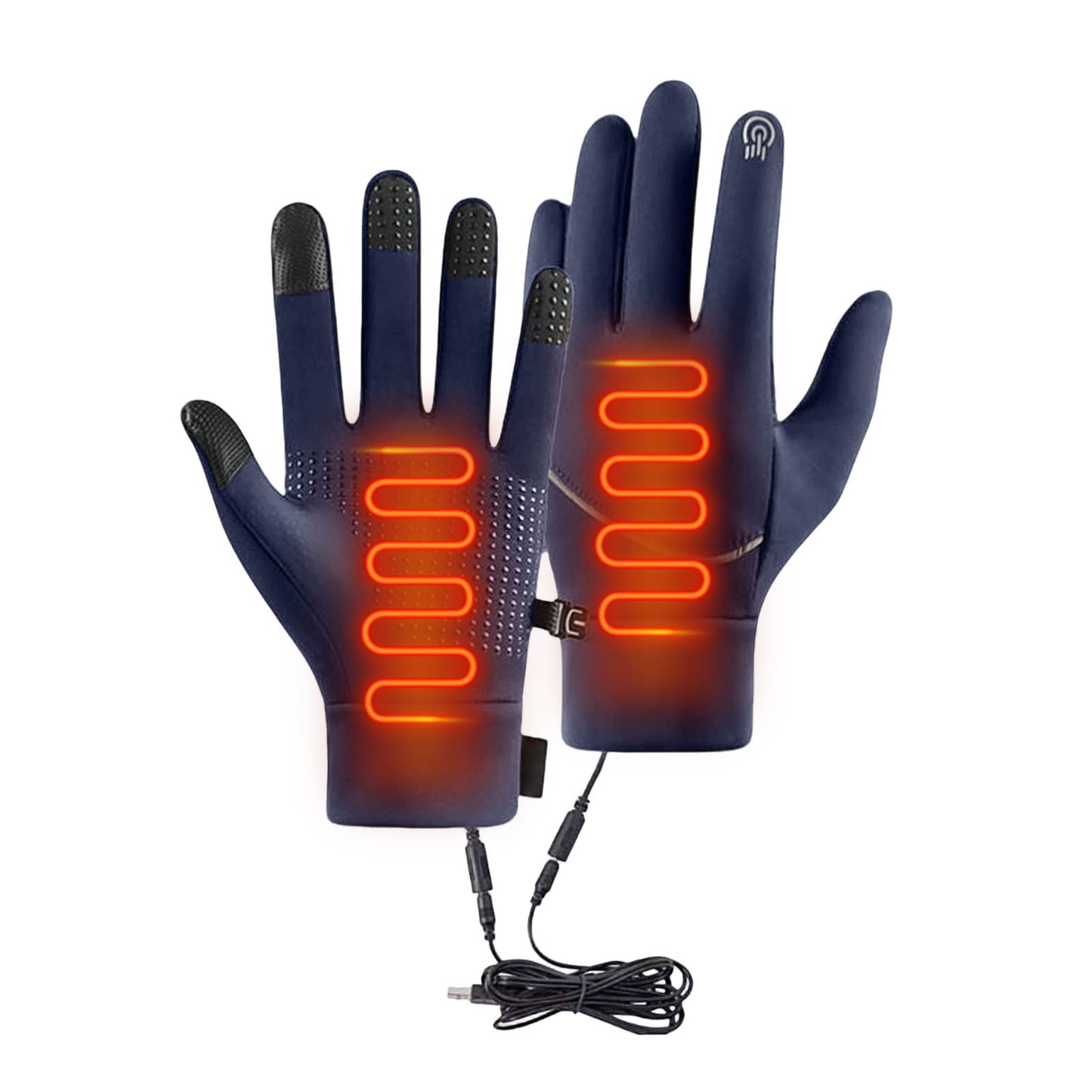 Heated Gloves,Hand Warmers,Usb Heated Gloves For Men Women,Mittens Touchscreen Waterproof Usb Winter Gloves Heating Glove For Driving Cycling Hunting Outdoor Activities