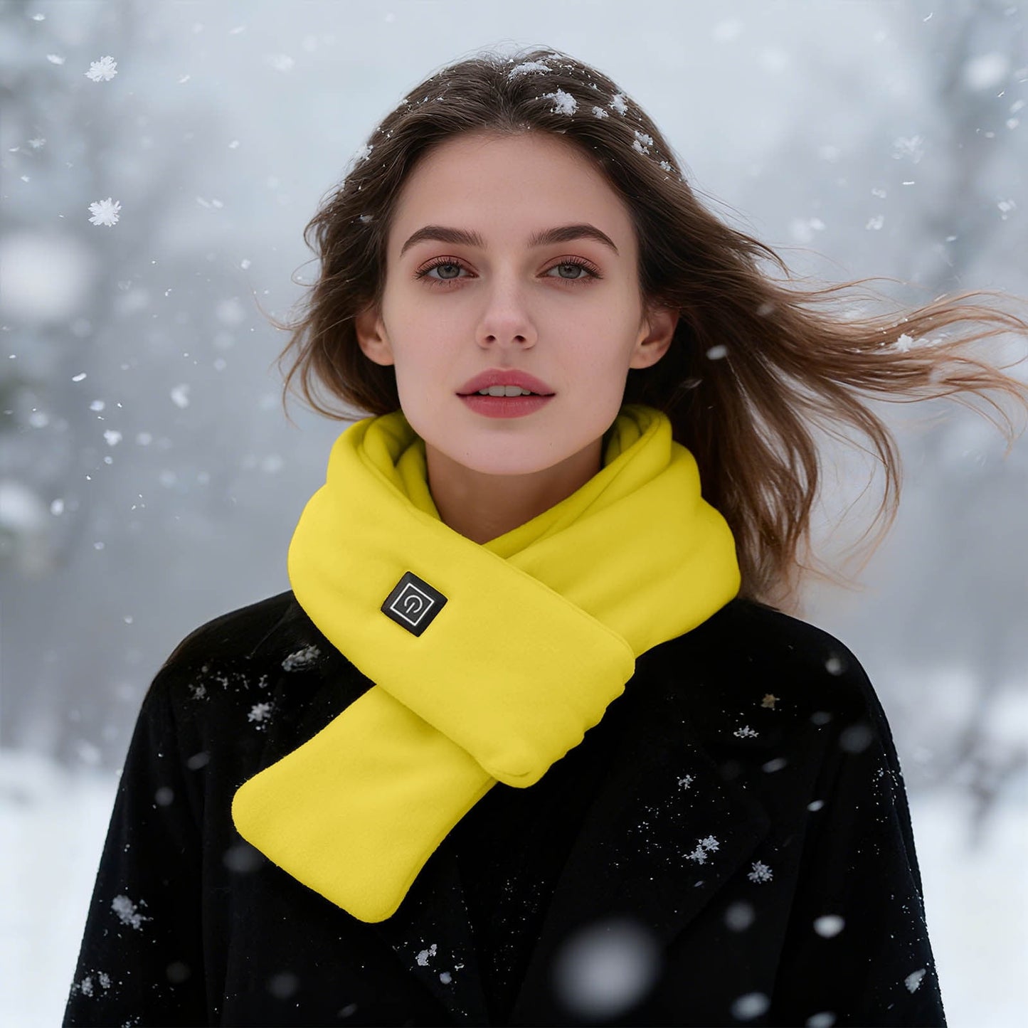 Heated Scarf Rechargeable,Heating Scarf,Usb Heated Scarf With 3-Temperature Settings, Lightweight Smart Neck Warmer For Men And Women, Portable Winter Shoulder Warmth