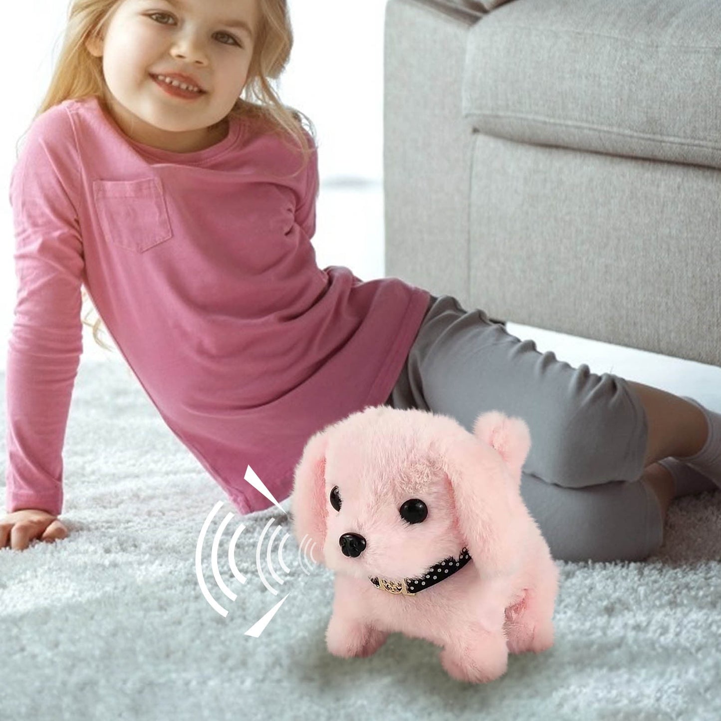 Milow Robot Puppy, Milow - My Realistic Robot Puppy, Robot Puppy That Acts Like A Real Puppy, Toy Dogs That Walk and Bark, Like A Real Puppy,2025 robot puppy