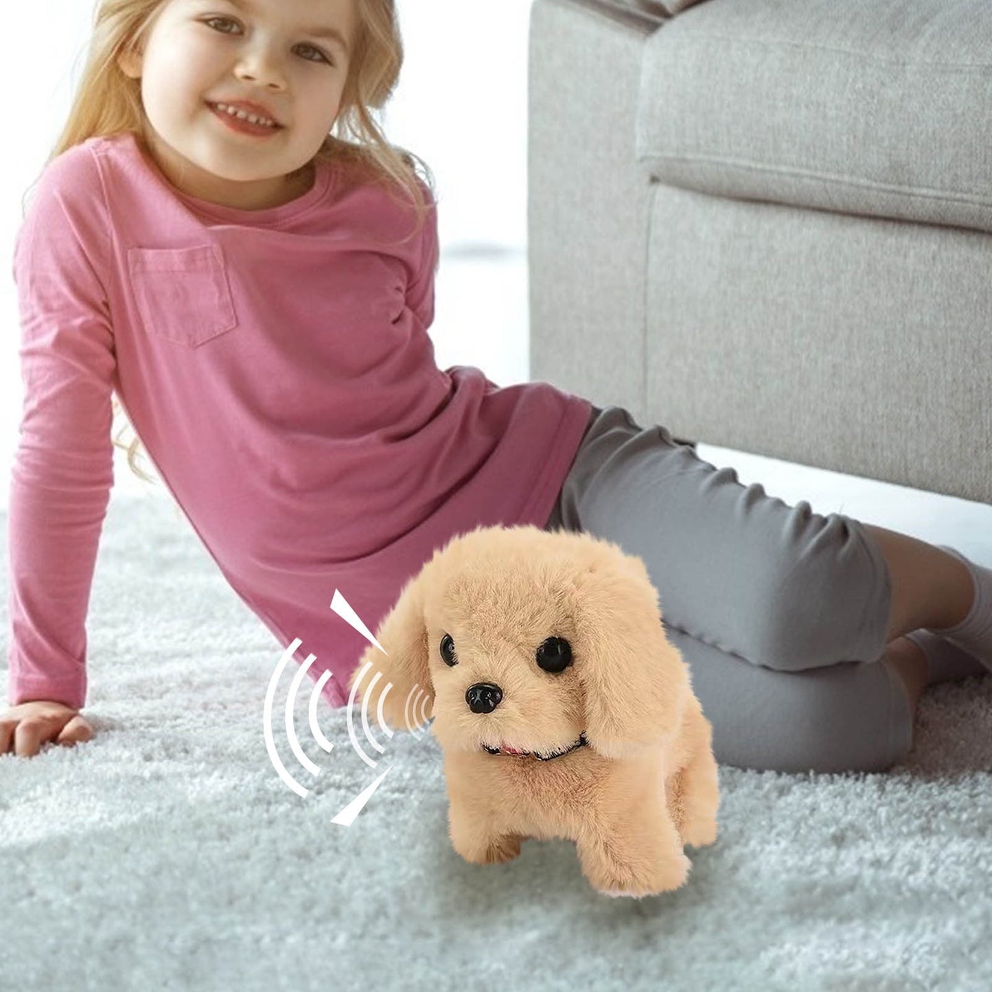 Milow Robot Puppy, Milow - My Realistic Robot Puppy, Robot Puppy That Acts Like A Real Puppy, Toy Dogs That Walk and Bark, Like A Real Puppy,2025 robot puppy