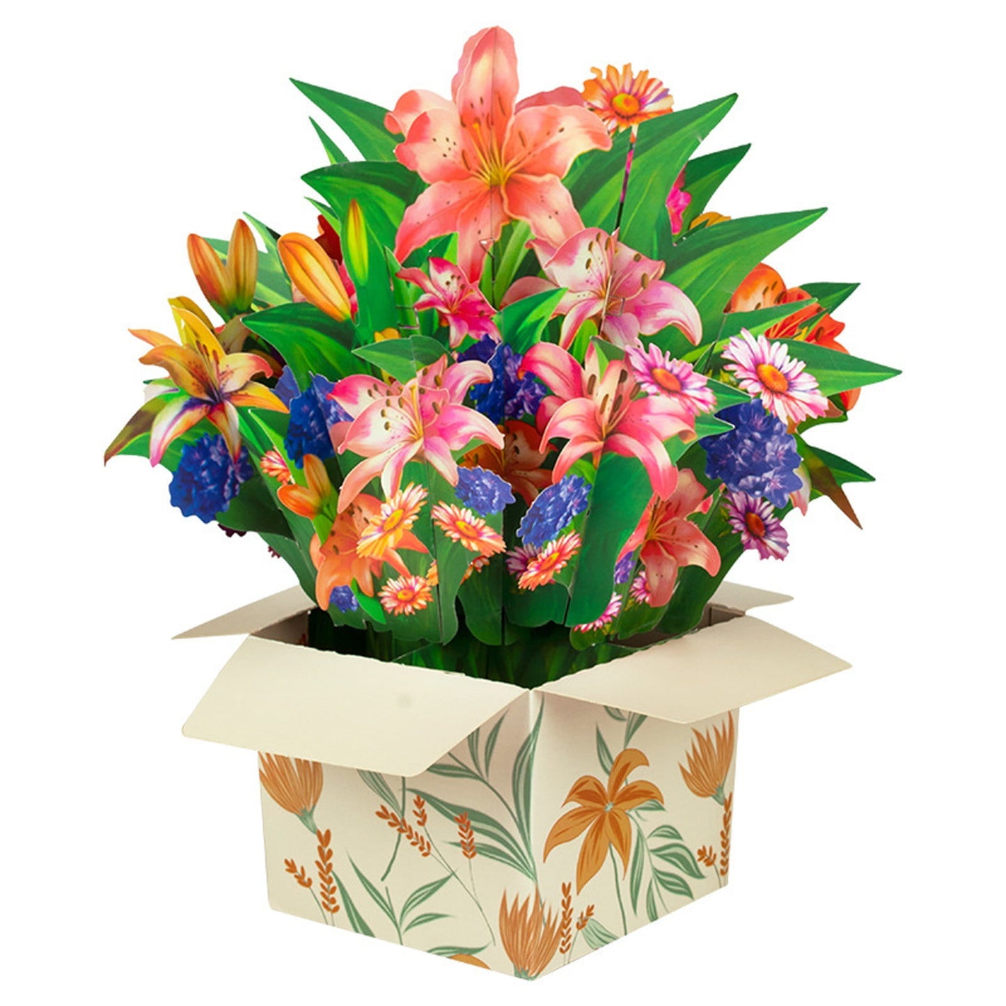 Mother'S Day Gifts for Mom,CELNNCOE 2024 New Mother's Day Three-dimensional Greeting Card Inventive Bouquet Set Three-dimensional Mother's Day Blessing Card