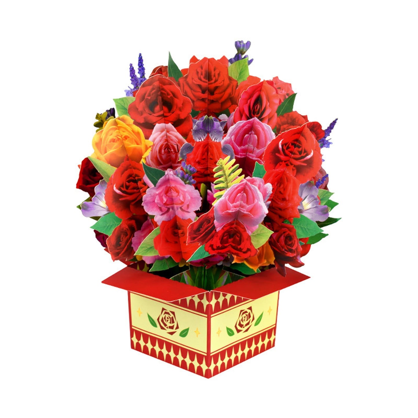 Mother'S Day Gifts for Mom,CELNNCOE 2024 New Mother's Day Three-dimensional Greeting Card Inventive Bouquet Set Three-dimensional Mother's Day Blessing Card