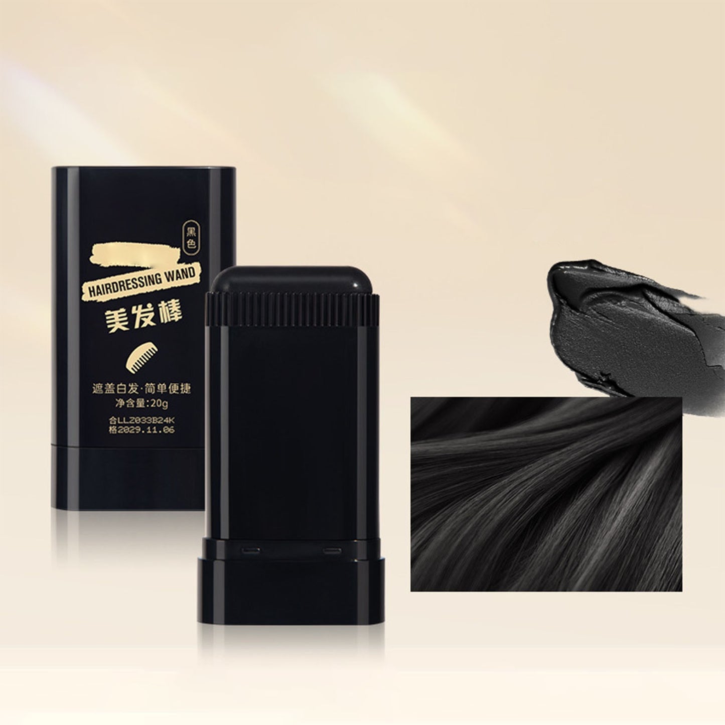 Safe And Convenient Comb Hair Dye, Convenient 2 In 1Quick Hair Dye Easy With Comb Applicator,Waterproof And Sweat-Proof Hair Dye Comb, Convenient Comb Hair Dye, Convenient Comb Hair Dye Black Hair Dye