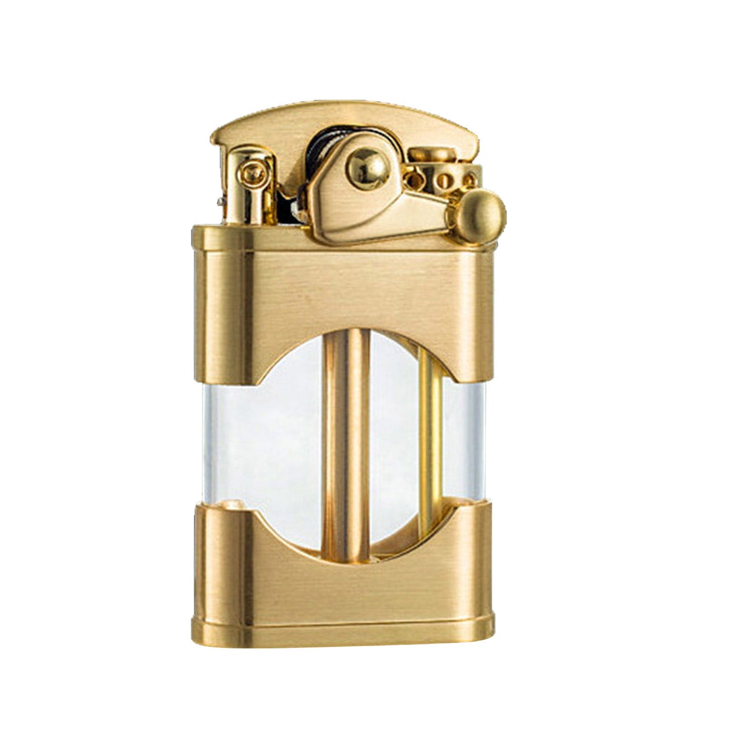 Rdeuod Lighter,Vintage Trench Lighter Transparent Kerosene Lighter Vintage Steam Punk Lighter-cool Unique Mens Lighters Without