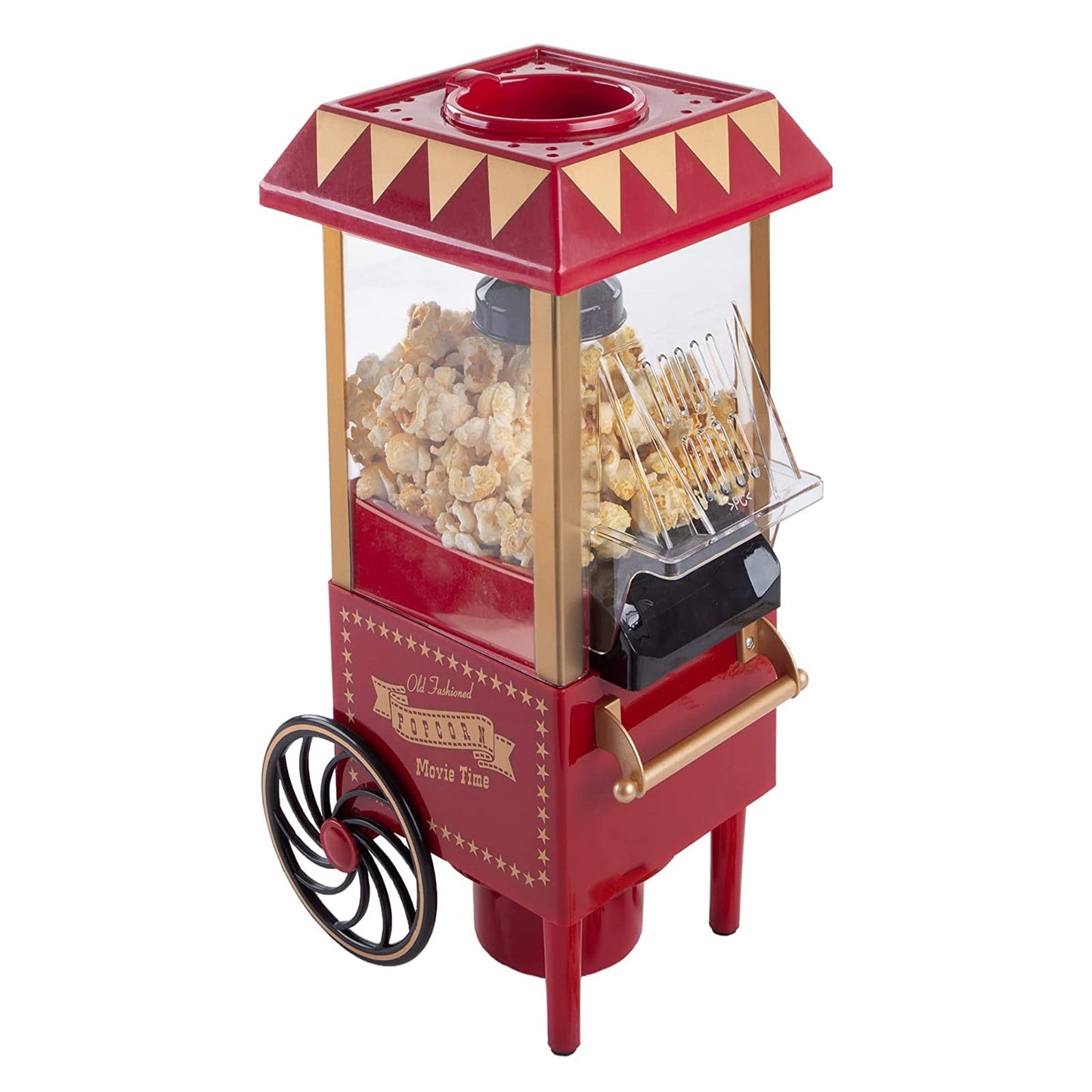 Rdeuod Retro Style Popcorn Machine, Popcorn Maker, Compact Table Popcorn Popper, TOPUUTP Mini Popcorn Machine