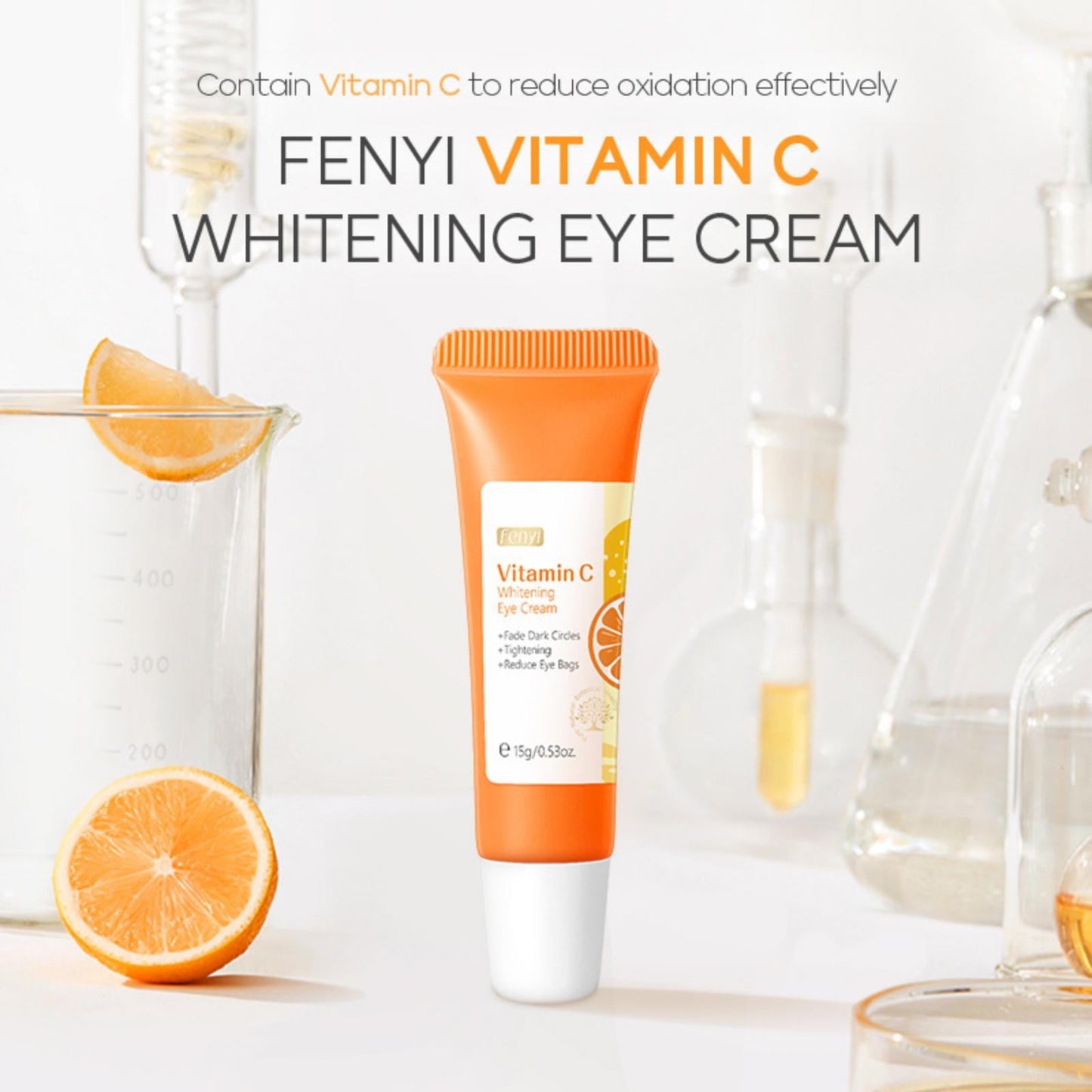 Rdeuod Vitamin C Essence Eye Cream,Under Eye Cream for Dark Circles and Puffiness, Anti Aging Eye Cream for Wrinkles, Lifting Eye Bags for Men Women