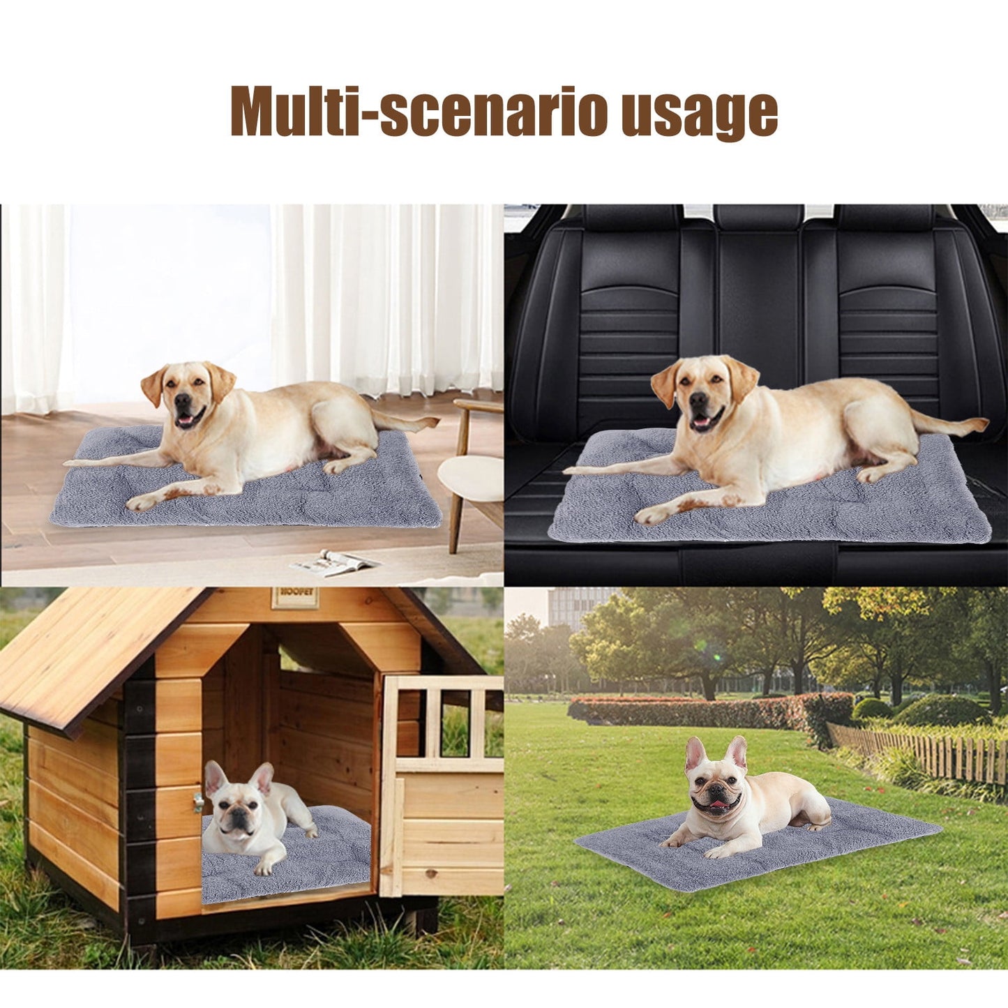 Thick Pet Blanket,Cat Bed,Dog Bed,Pet Products Self-Warming Cat Bed Pad, Self Heating Pad For Outdoor Pet Houses, Warming Mat For Indoor Pet Beds & Furniture, Reversible Blanket, Machine Washable
