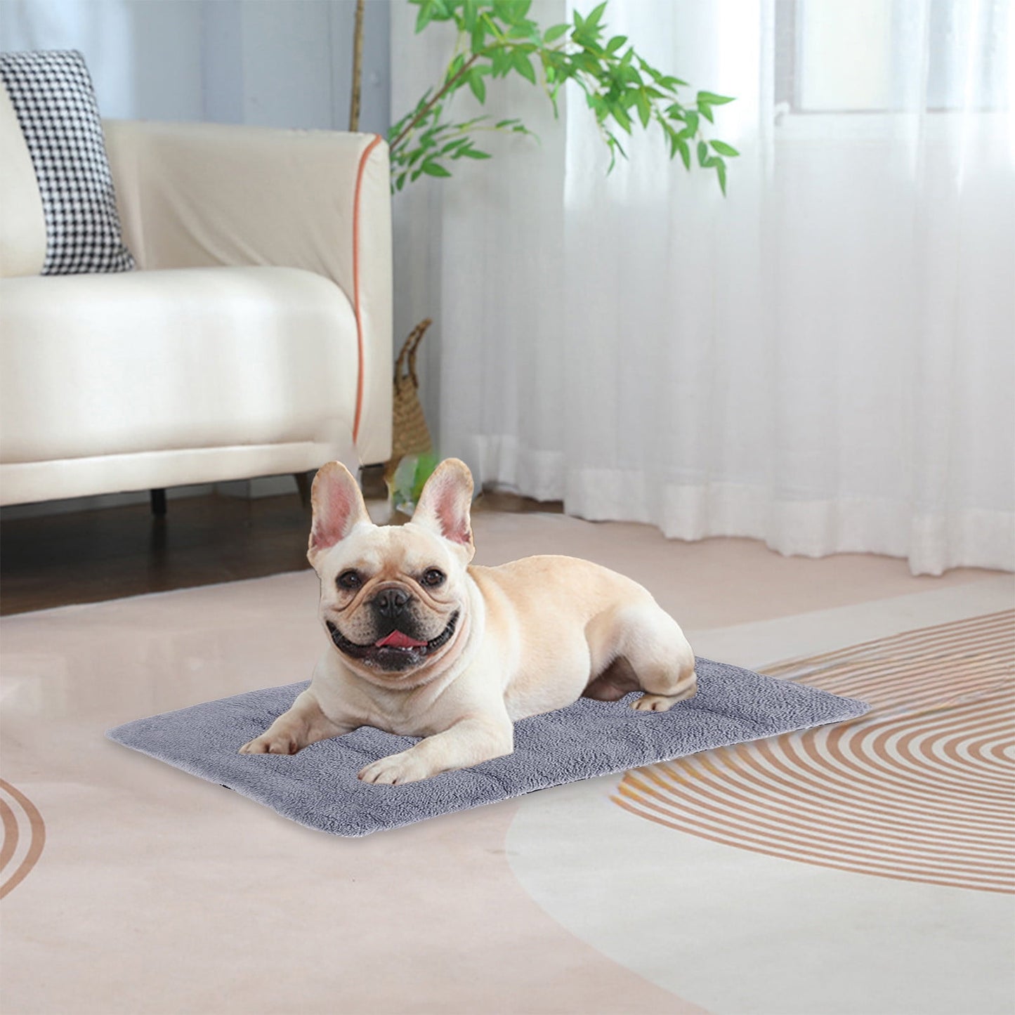 Thick Pet Blanket,Cat Bed,Dog Bed,Pet Products Self-Warming Cat Bed Pad, Self Heating Pad For Outdoor Pet Houses, Warming Mat For Indoor Pet Beds & Furniture, Reversible Blanket, Machine Washable