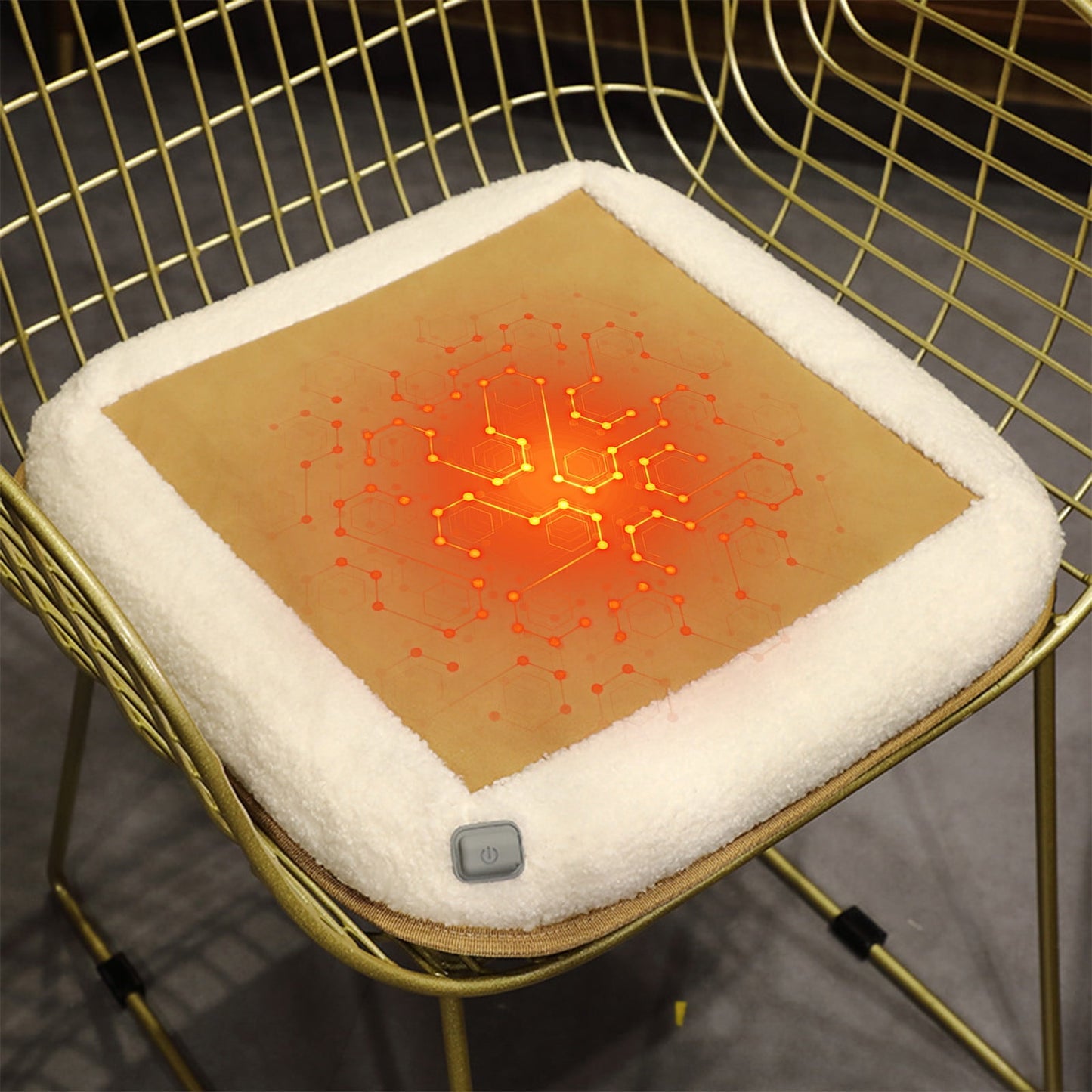 Usb Heater,Heated Office Chair Pad,Usb Heated Seat Cushion With 3 Heat Settings, Portable & Washable Heating Pad For Office Chair, Car Seat, And Home Use
