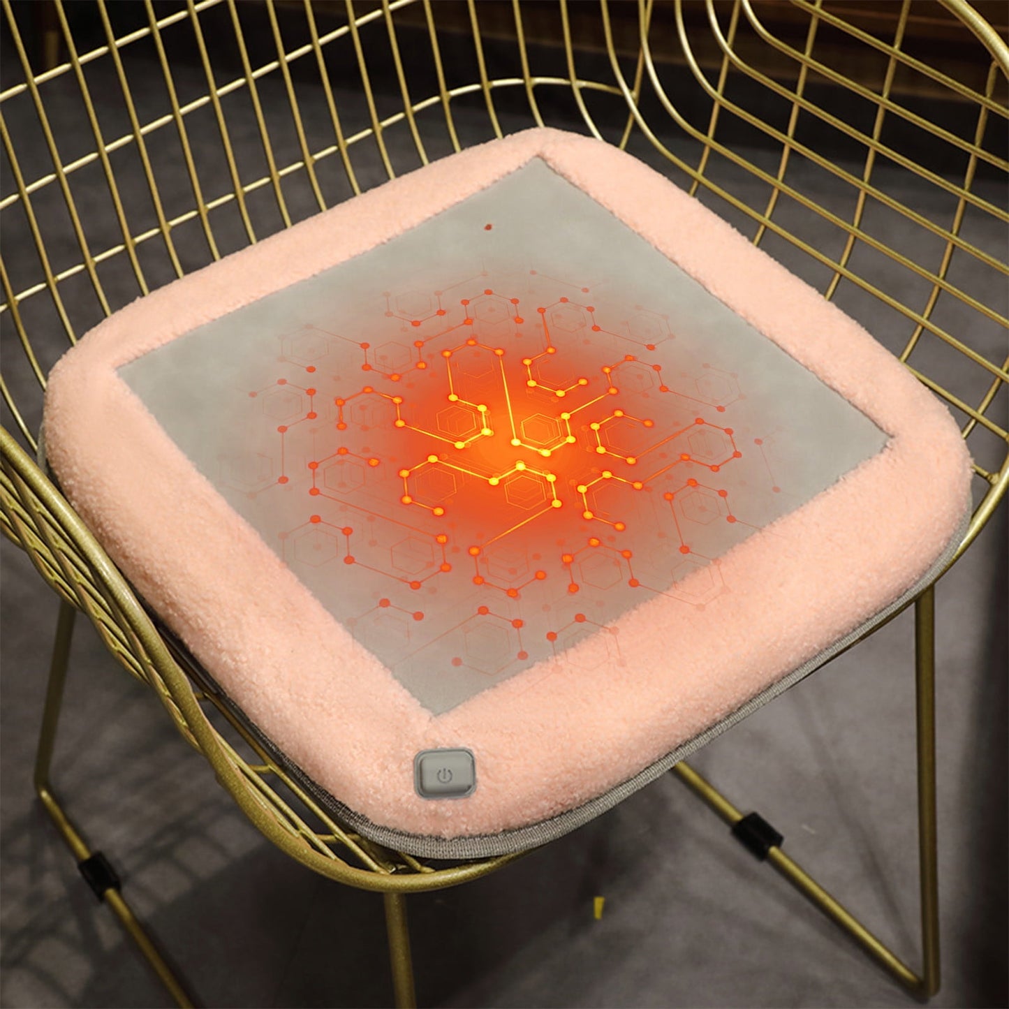 Usb Heater,Heated Office Chair Pad,Usb Heated Seat Cushion With 3 Heat Settings, Portable & Washable Heating Pad For Office Chair, Car Seat, And Home Use
