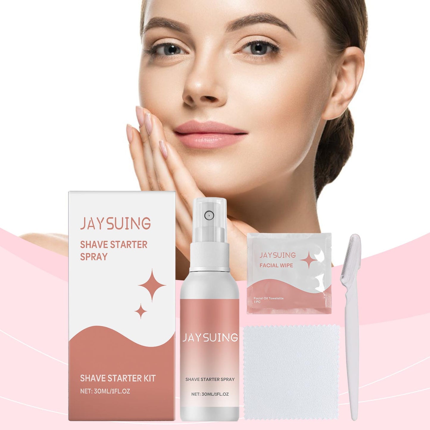 Hair Identifier Spray For Face Shaving, New Upgraded Hair Identifier Spray For Face Dermaplaning, Skin Body Hair Identifying Spray,Face Hair Identifier Spray, Dermaplaning Face Spra,1PCS