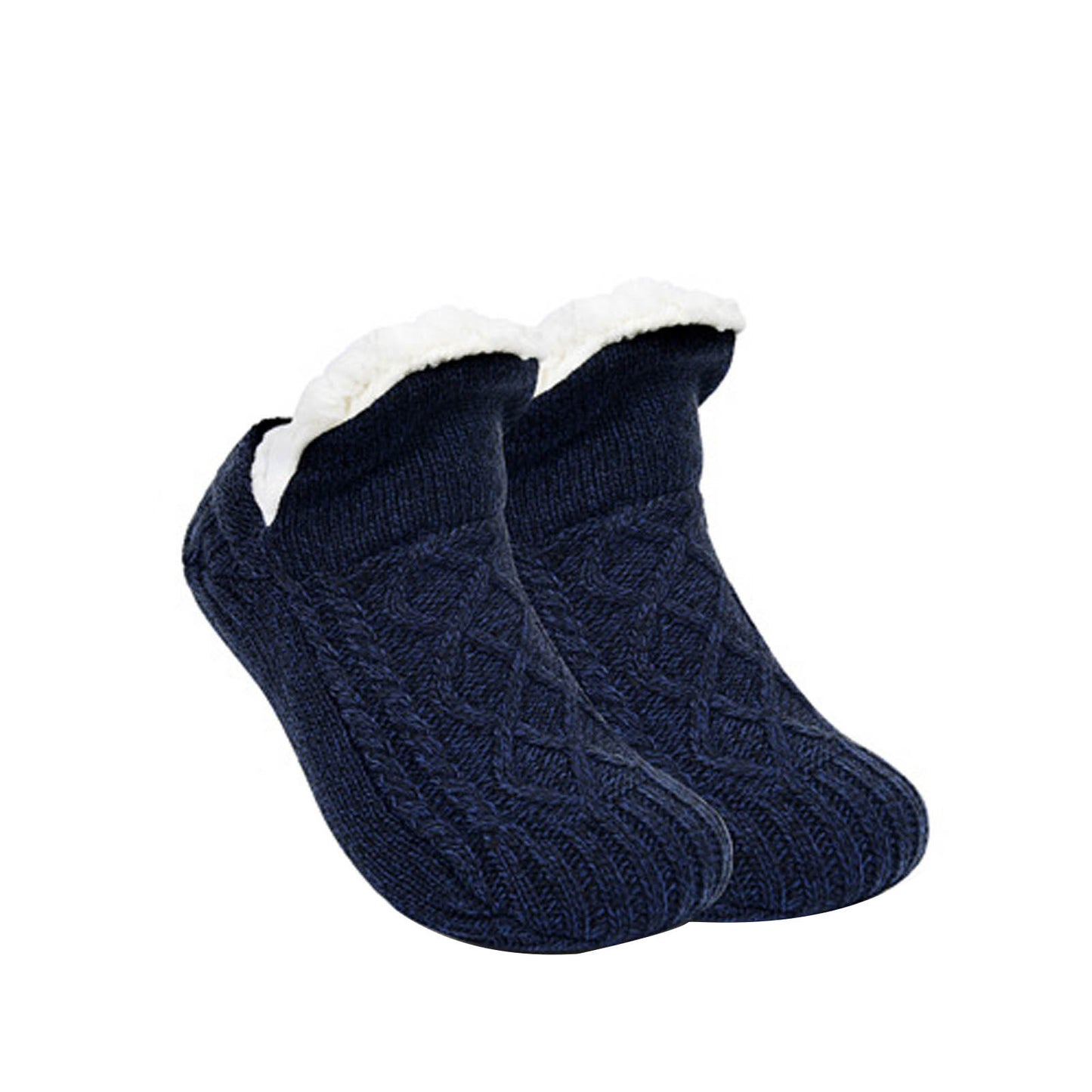 Henpk Clearance Under 5 Stocking Stuffers Women's Winter Super Soft Warm Cozy Fuzzy Fleece-Lined With Grippers Slipper Socks