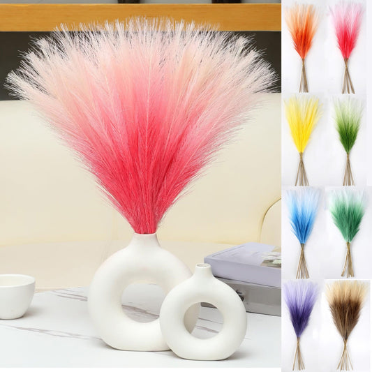 10Pc Valentine'S Day Decorations,Faux Pampas Grass Christmas Artificial Fake Flower Gothic Decor For Festival Boho Home Wedding Birthday Party Decoration Minimalist Style Contemporary Interior Decor