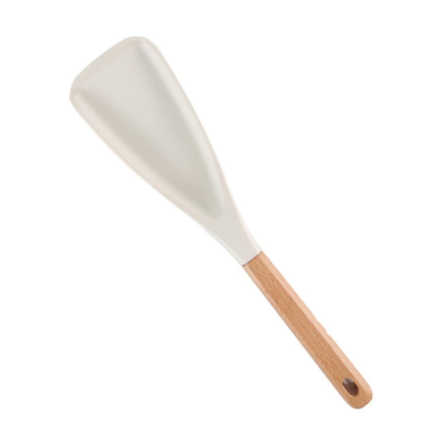 1Pc Multifunction Spatula Cooking Spoon,Cedar And Ash Spoonula Cooking,Multi Function Spoon,Cooking Spoon For Nonstick Cookingwares And Safe Spoon With Wooden Handle For Mixing And Scrape