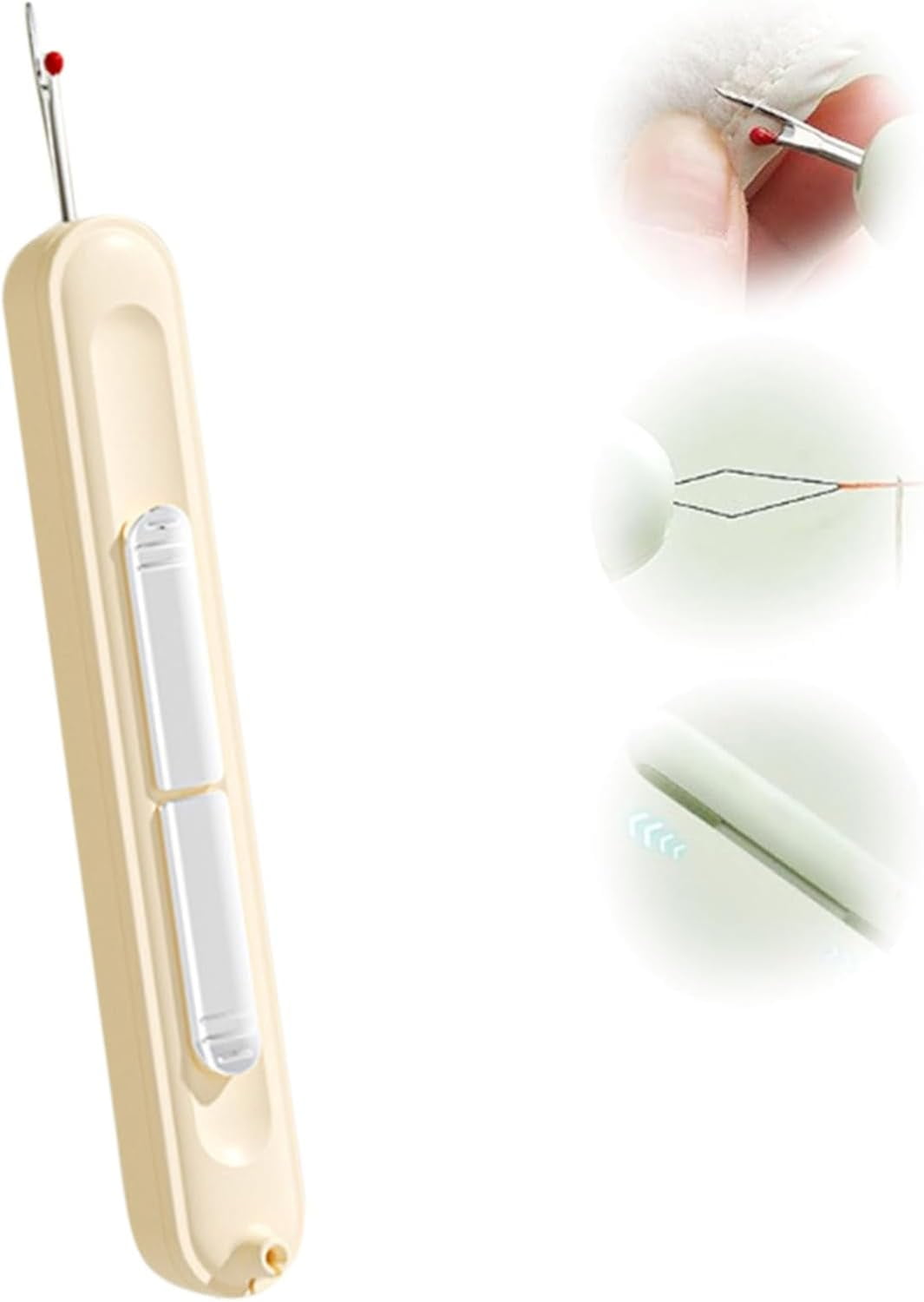 2-In-1 Needle Threader And Seam Ripper, Needle Threaders For Hand Sewing,Plug-In Needle Threader Stretchable Seam Rippers For Sewing, Automatic Needle Threaders Tool For Hand Sewing Knitting Quilting