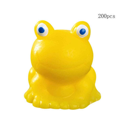 200 Pcs Resin Mini Frogs Figurines, Green Frog Miniature Figurines, Micro Frogs Figurines, Tiny Cute Frog Figurines, DIY Miniature Moss Landscape Frog Model for Garden Home Decor