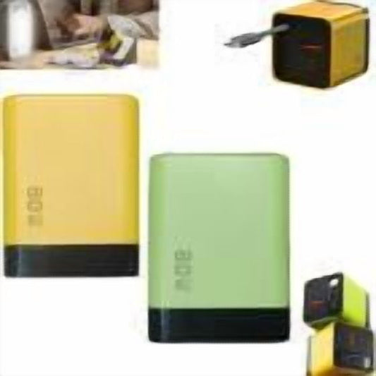 2PCS 3 in 1 GaN Charger, Scalable 80w Max Fast Charger Module with Type-C Cable and 2 USB Ports, Three Port Fastcharging, Not Damagingthe Battery for Phone and Laptops