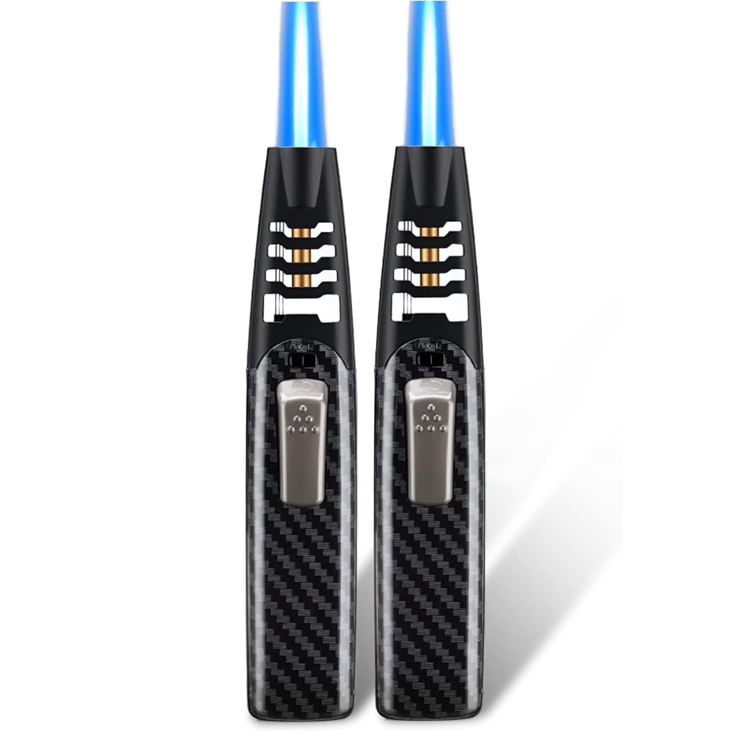 2PCS Fire Blaze Lighter, Fireblaze Electric Lighter, Powerful Adjustable Flame Dual-Arc Torch Lighter, Waterproof and Windproof,Christmas Gifts