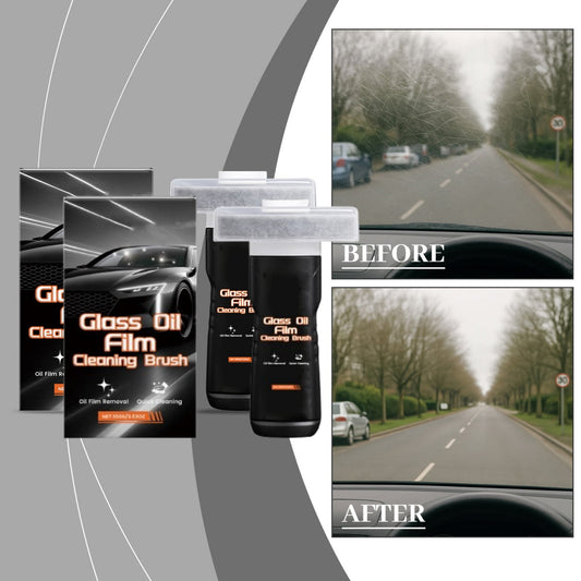 2Pc 105Ml Glass Guard,Glass Cleaner,Automotive Oil Film Cleaning Brush,Car Oil Film Cleaner,Car Glass Oil Film Cleaning Brush